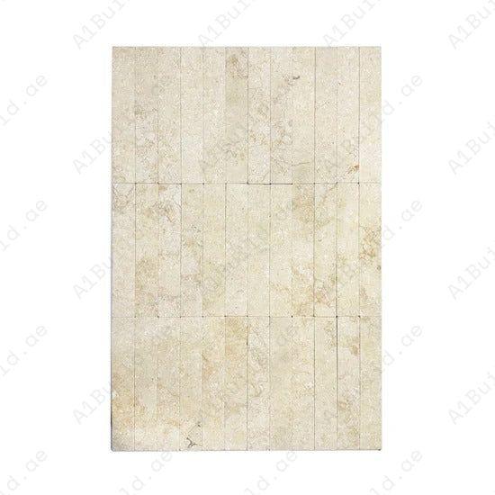 Add warmth with Verona Series Yulia Beige marble tile. Tumbled & brushed surface, durable and elegant, perfect for bathrooms, kitchens, walls, and floors.