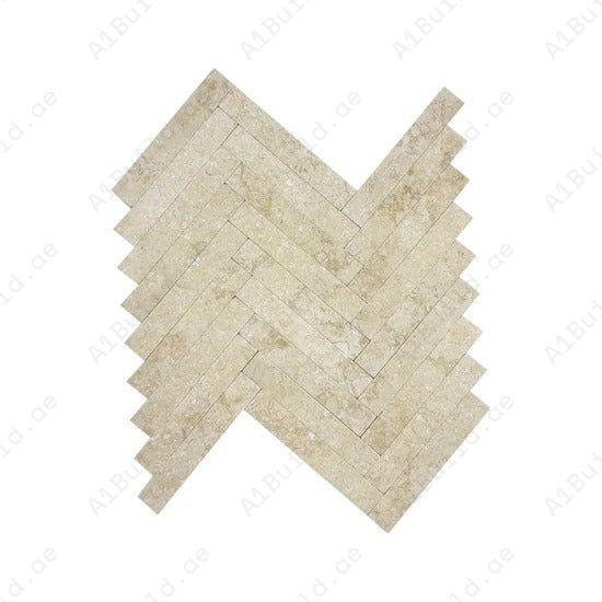 Add warmth with Verona Series Yulia Beige marble tile. Tumbled & brushed surface, durable and elegant, perfect for bathrooms, kitchens, walls, and floors.