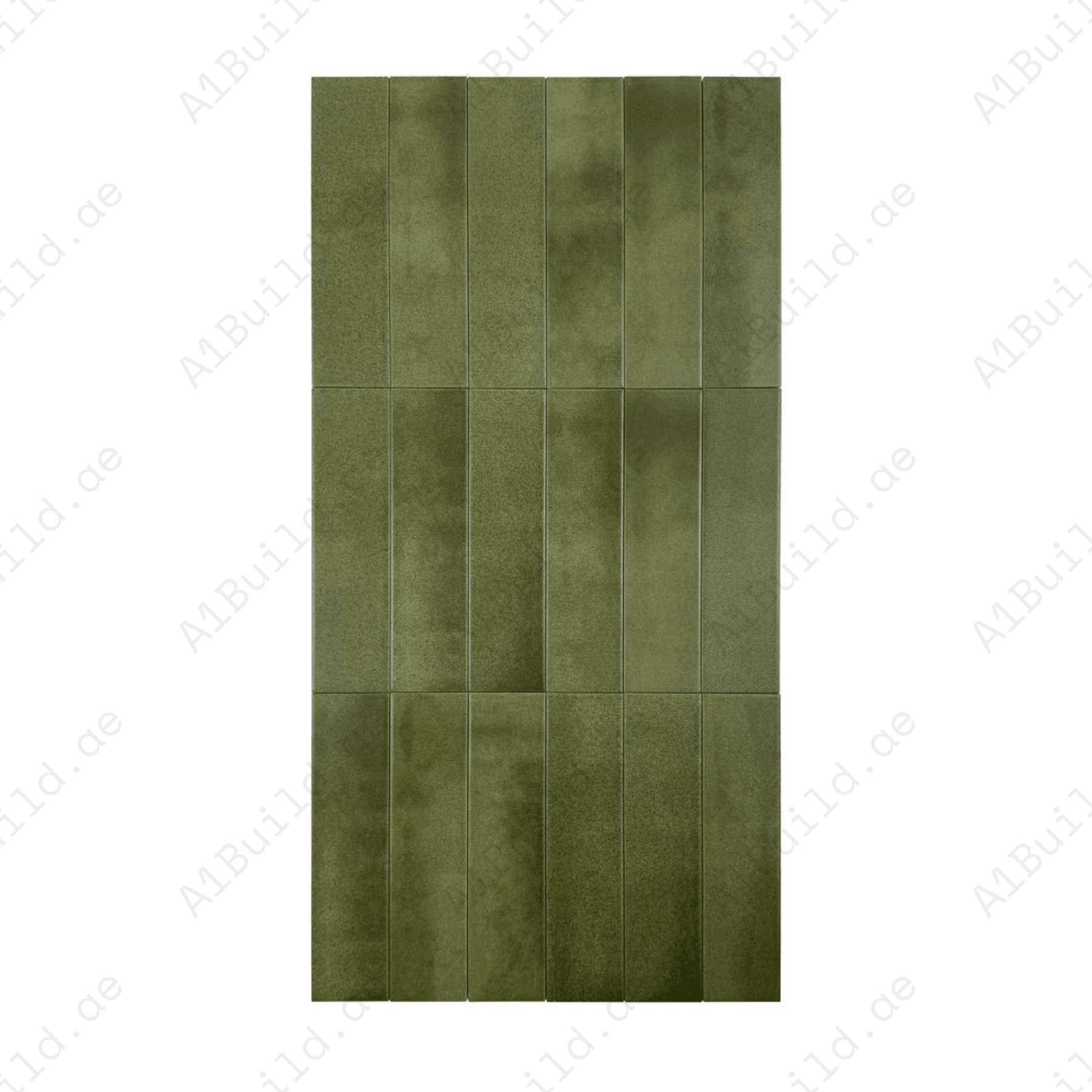 Amalfi Dawn Series Fern Green Matt Porcelain Artisanal Tile