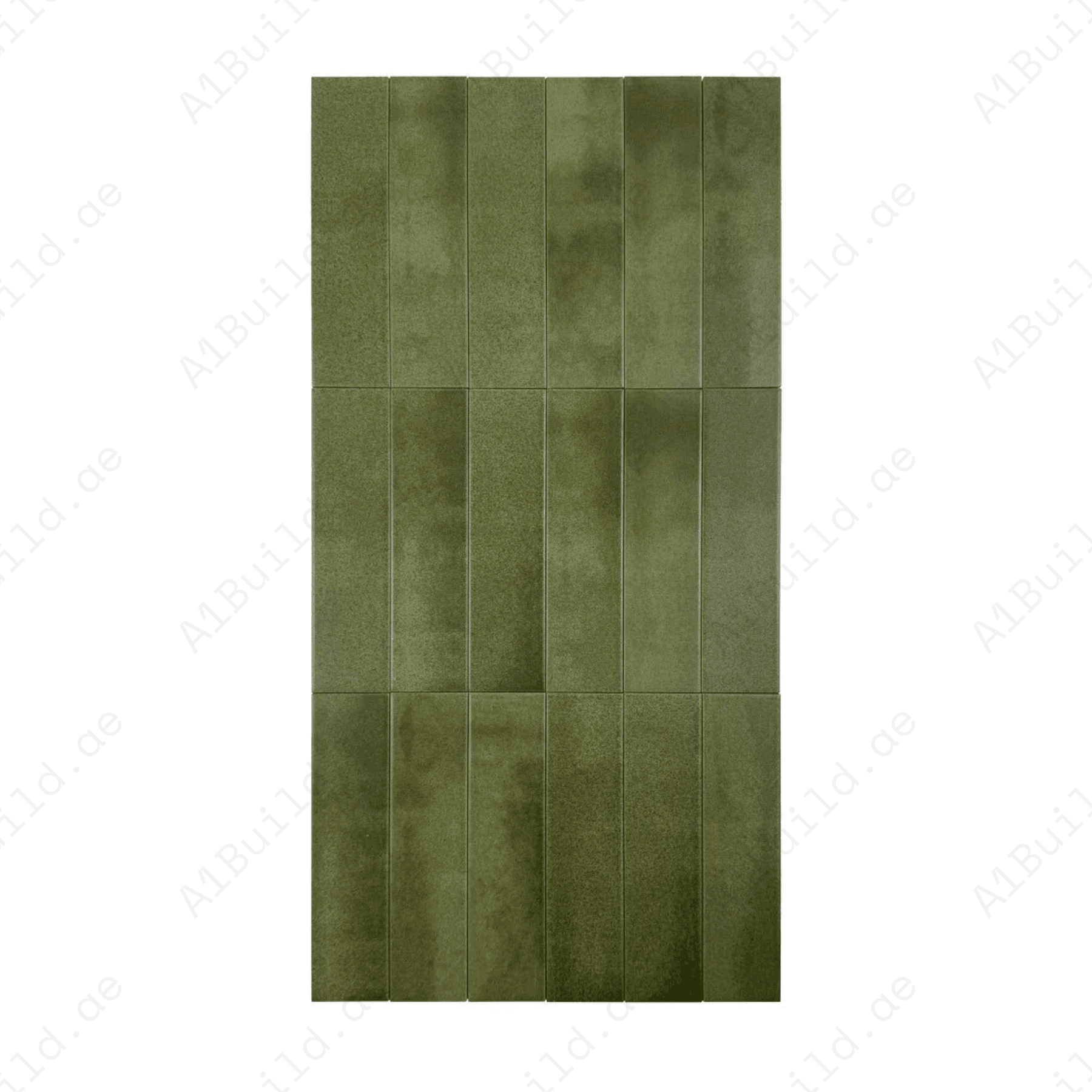 Amalfi Dawn Series Fern Green Matt Porcelain Artisanal Tile