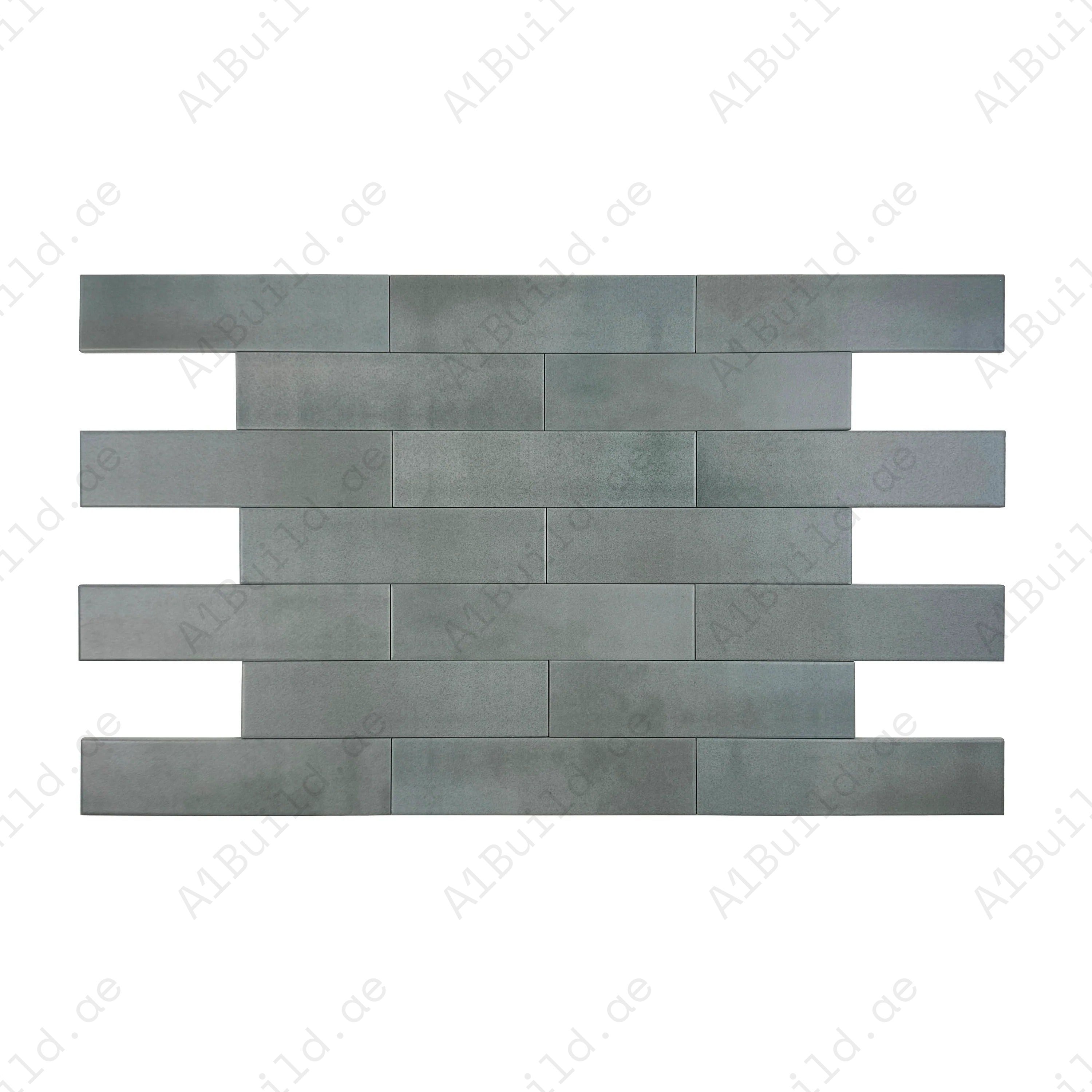 Amalfi Dawn Series Nile Blue Matt Porcelain Artisanal Tile