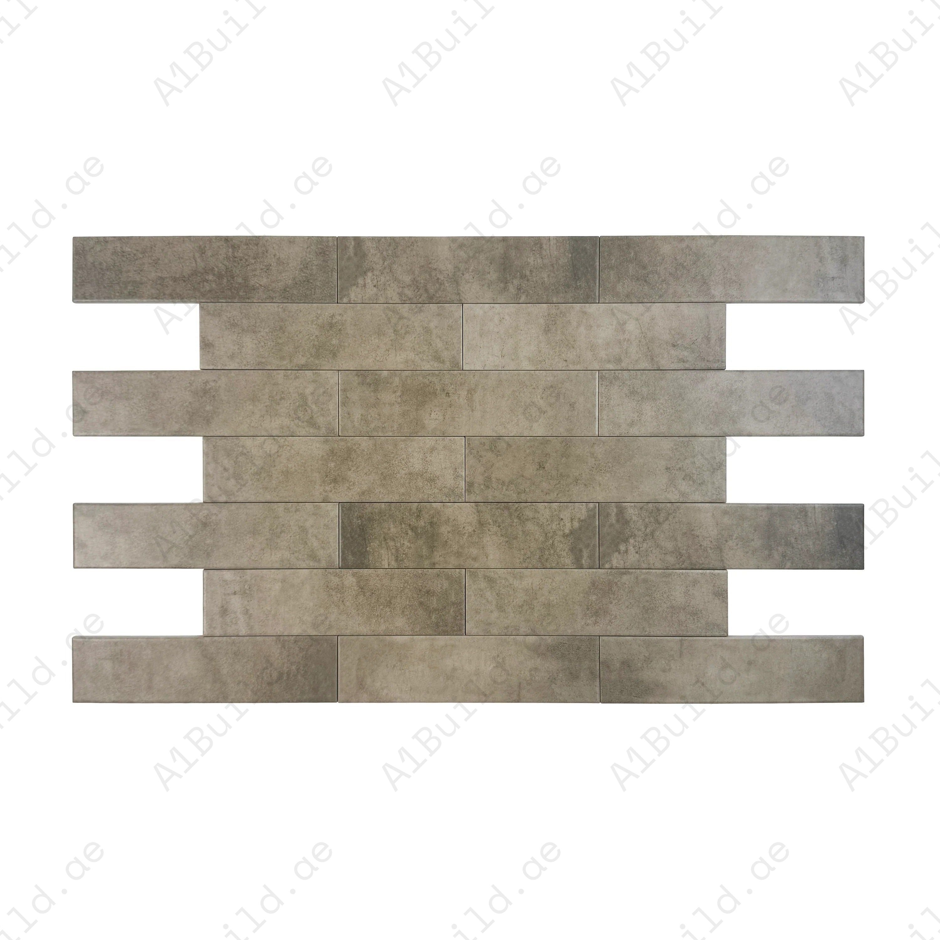 Amalfi Dawn Series Peanut Brown Matt Porcelain Artisanal Tile