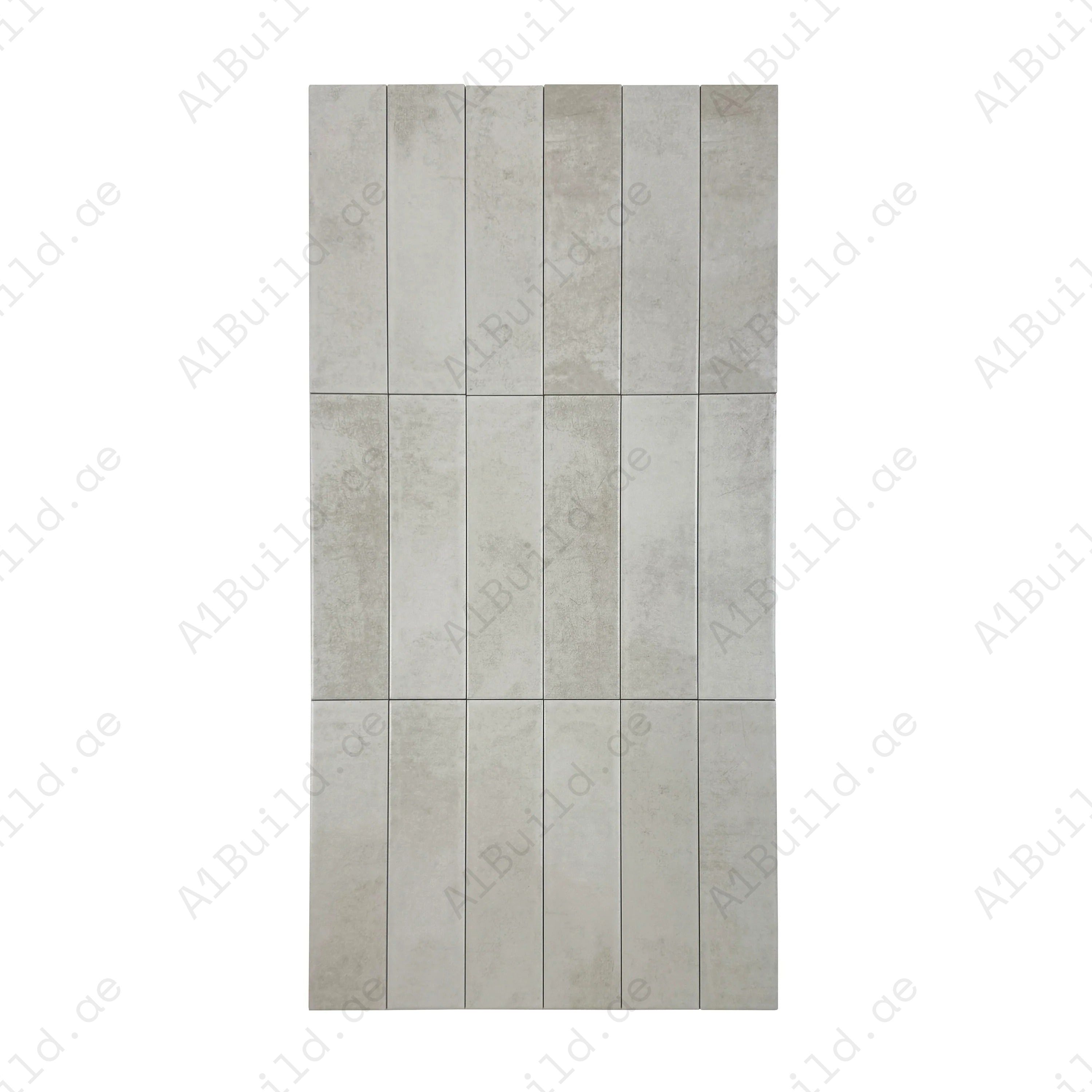 Amalfi Dawn Series Pearl White Matt Porcelain Artisanal Tile