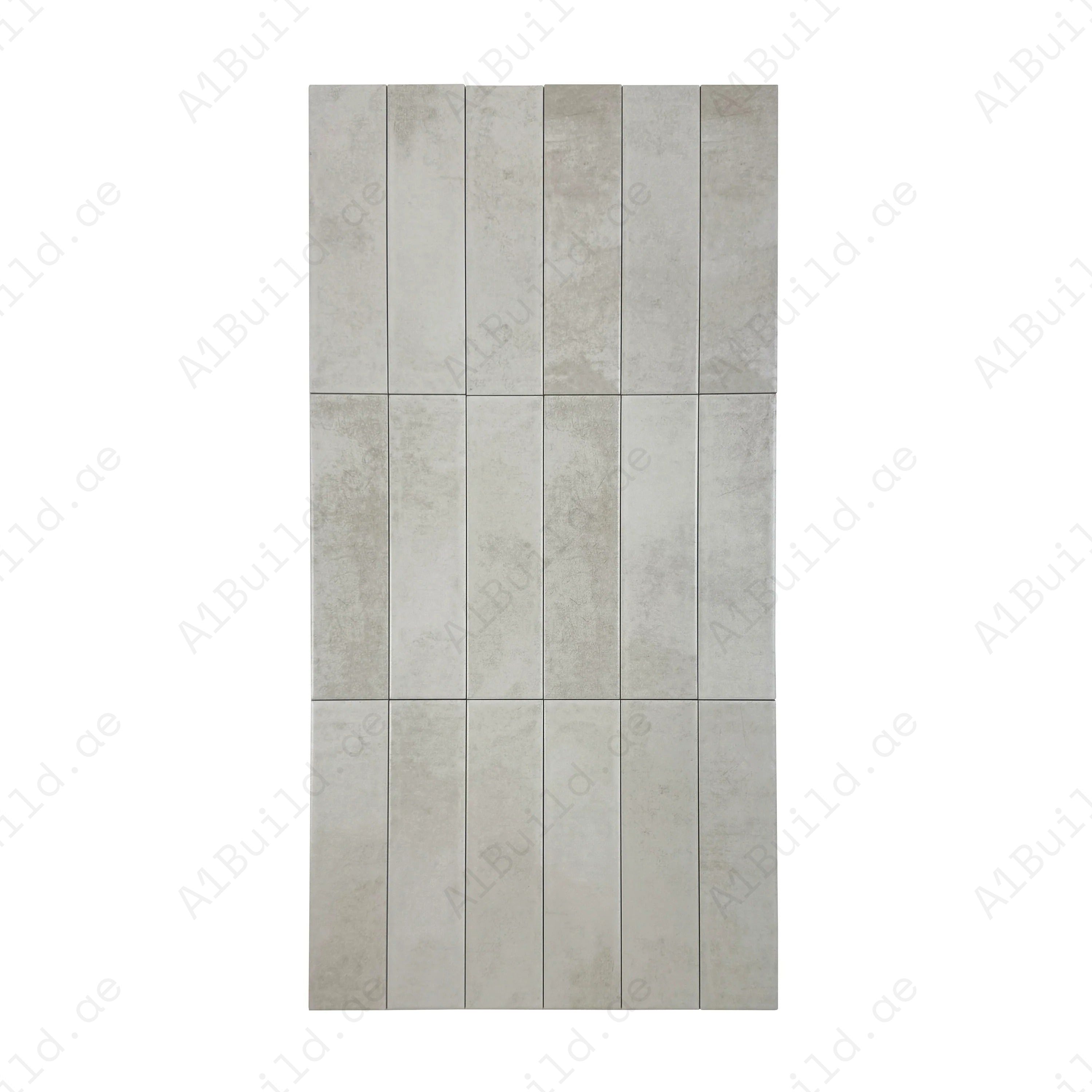 Amalfi Dawn Series Pearl White Matt Porcelain Artisanal Tile