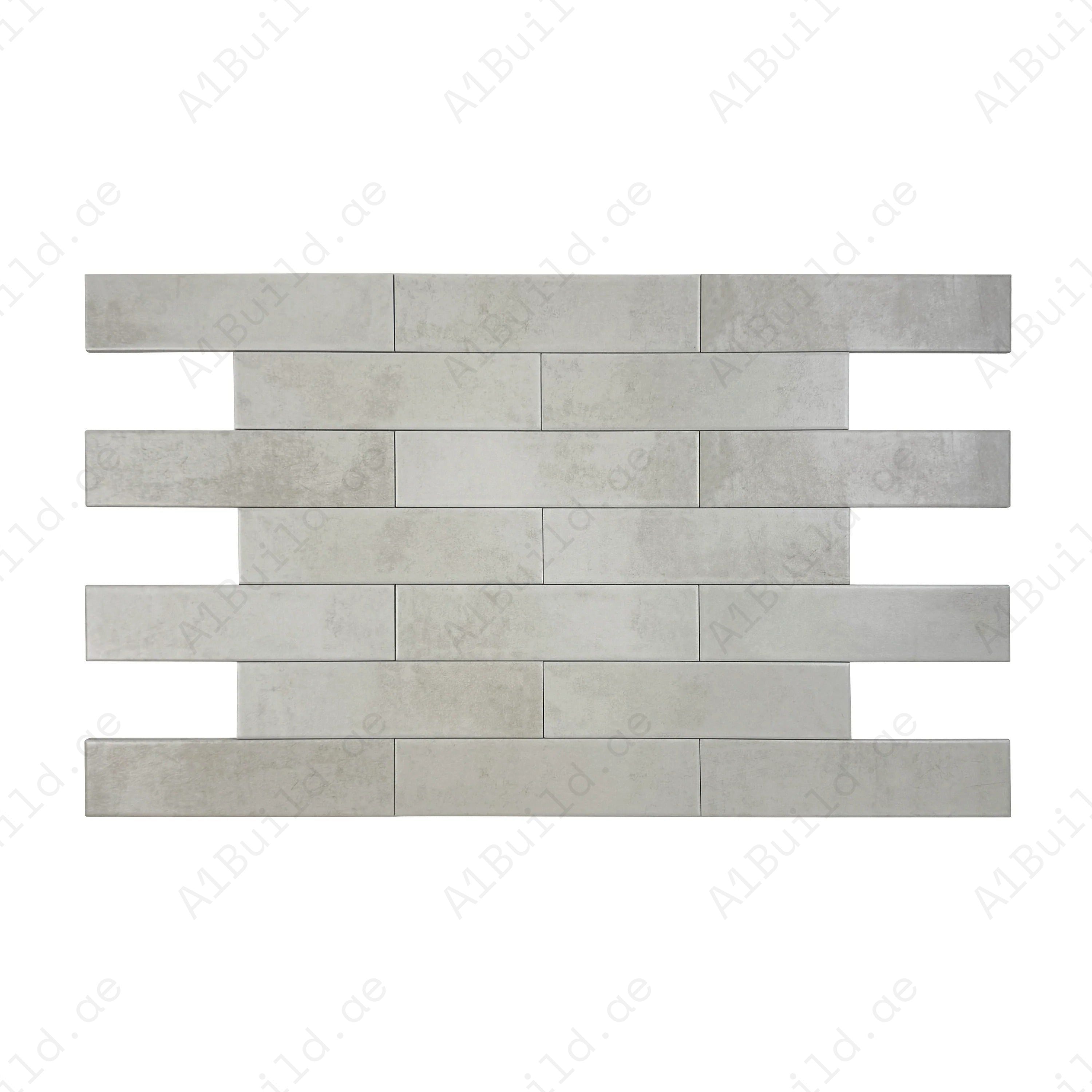 Amalfi Dawn Series Pearl White Matt Porcelain Artisanal Tile