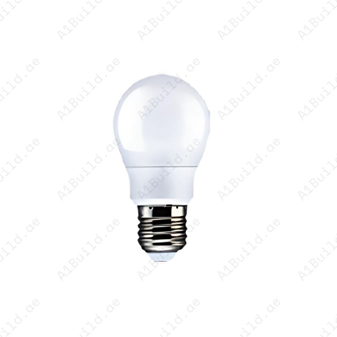 Anar 5W LED Bulb with E27 base. 3000K & 6500K options, 450–500lm brightness, 280° wide beam, 15,000hrs lifespan, and 80% energy saving.
