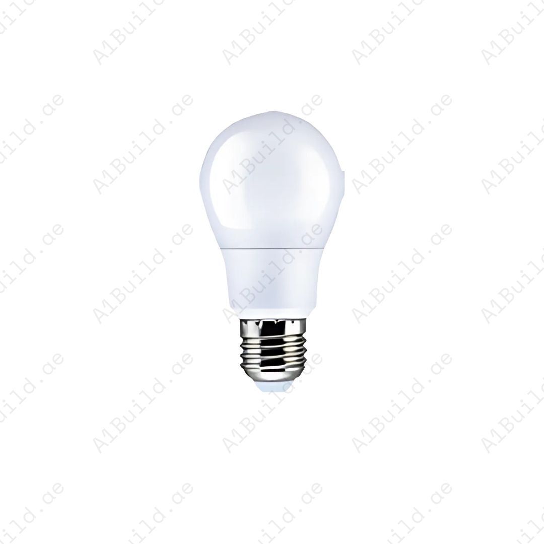 Anar 7W LED Bulb with E27 base. 3000K & 6500K options, 700lm brightness, 280° wide beam, 20,000hrs lifespan, and 80% energy saving.