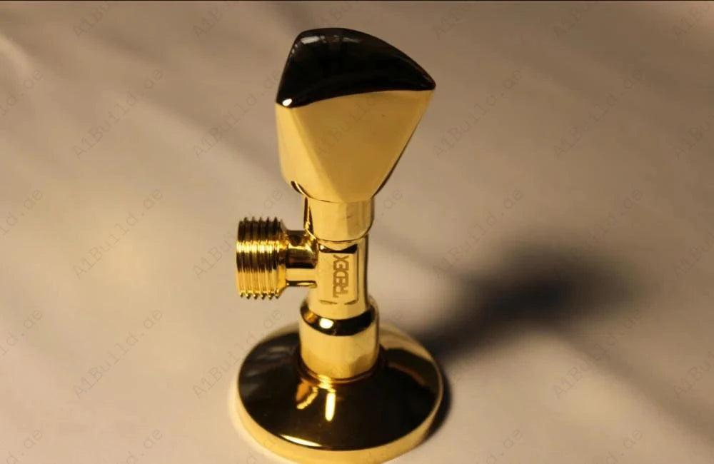Angle valve Long Type (Premium Gold Brass)