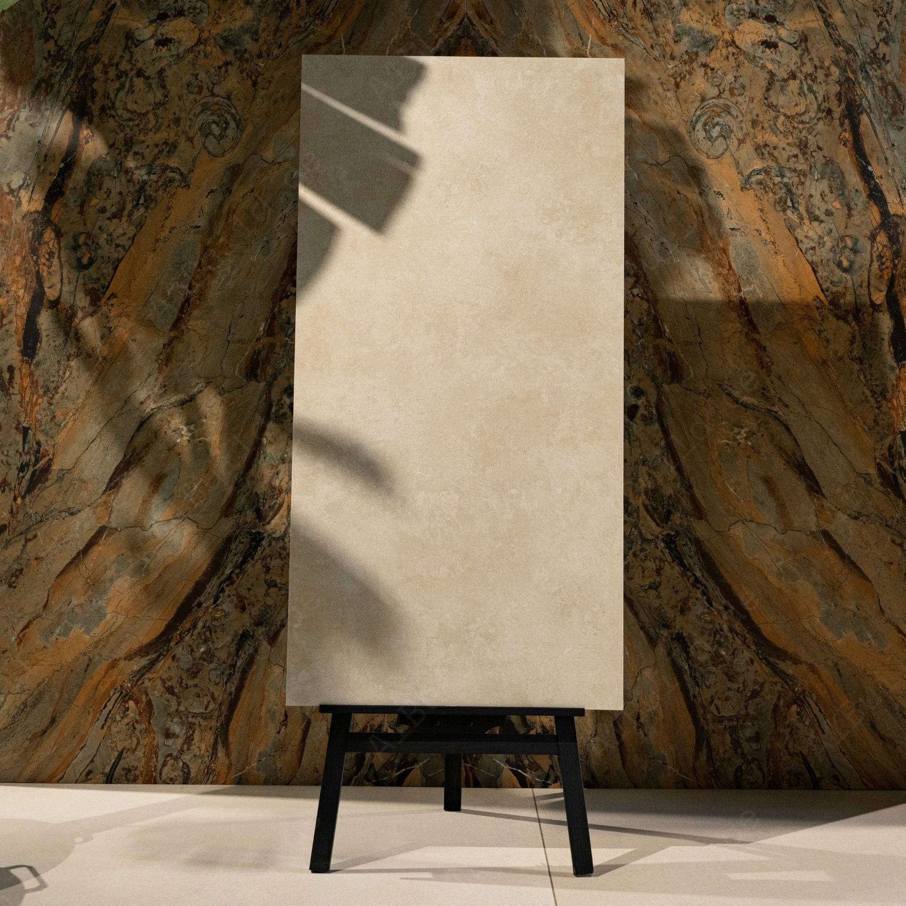 Arctic Crema porcelain tile 60x120cm features a warm stone look with durable porcelain strength, ideal for premium floor and wall applications.
