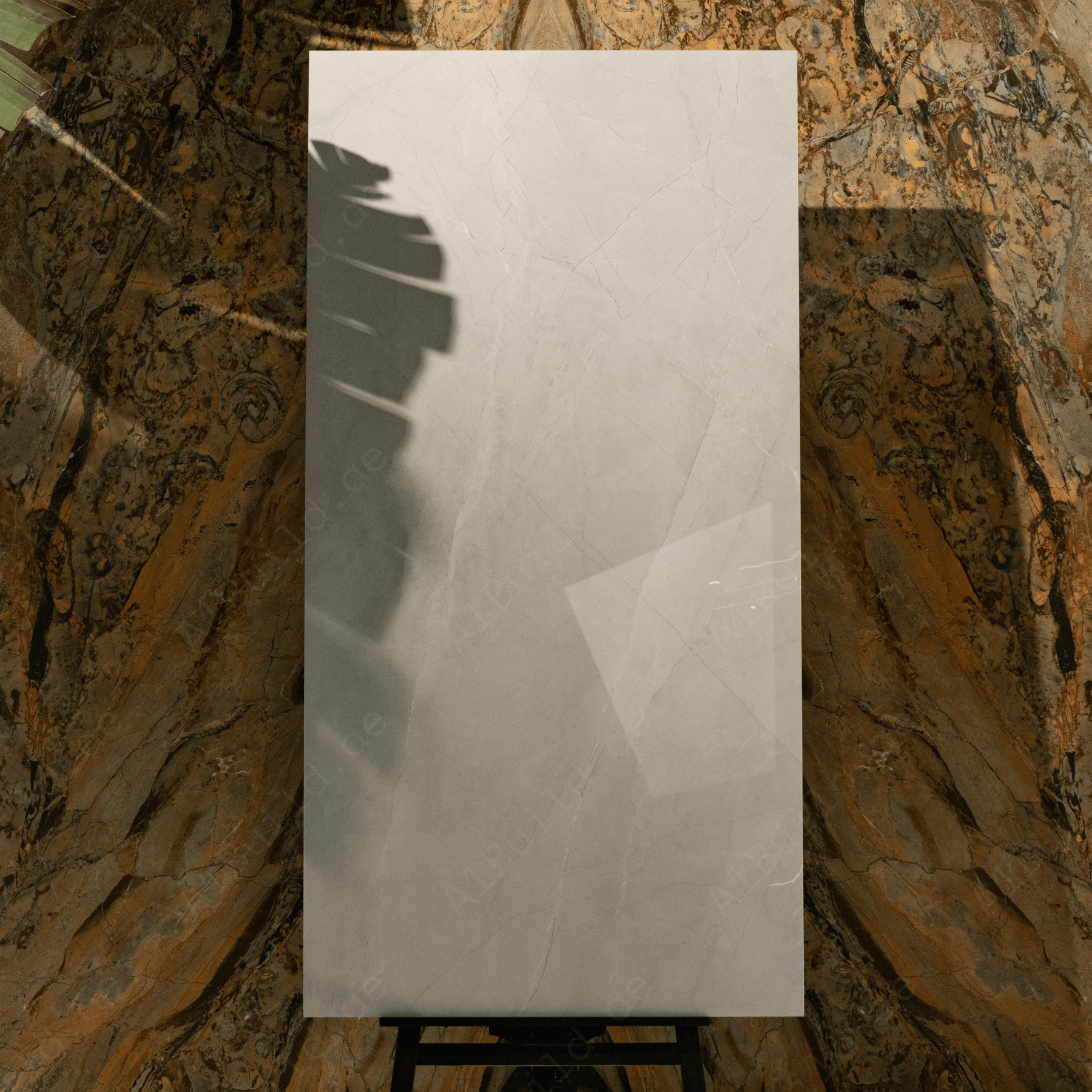 Armani Bianco 80x160cm glossy porcelain tile, 09mm thick with a marble-inspired design. Elegant high-gloss finish, ideal for modern interiors.