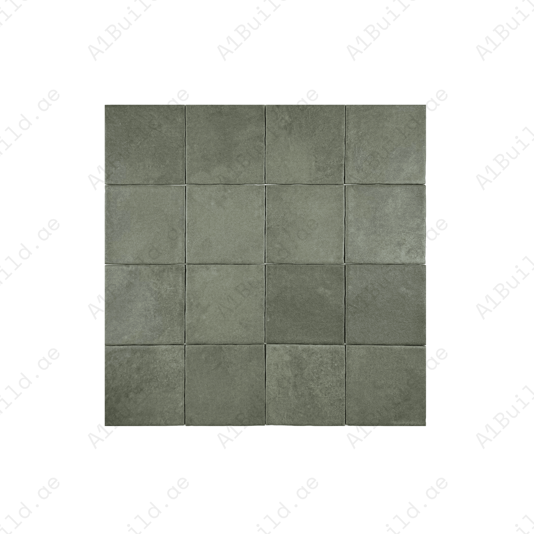 Artisan Essence Earthy Green Matte Porcelain Artisanal Tile