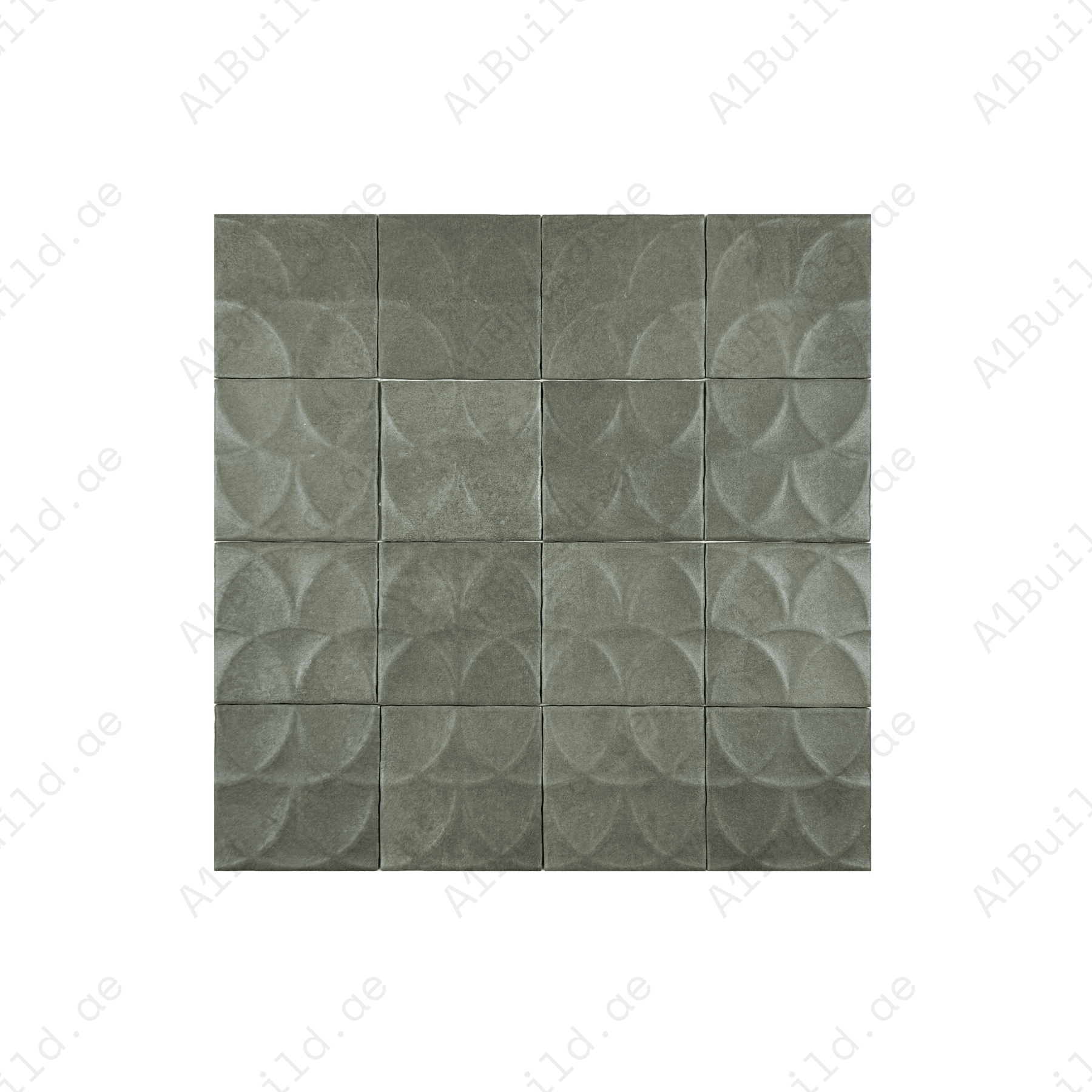 Artisan Essence Textured Green Matte Porcelain Artisanal Tile