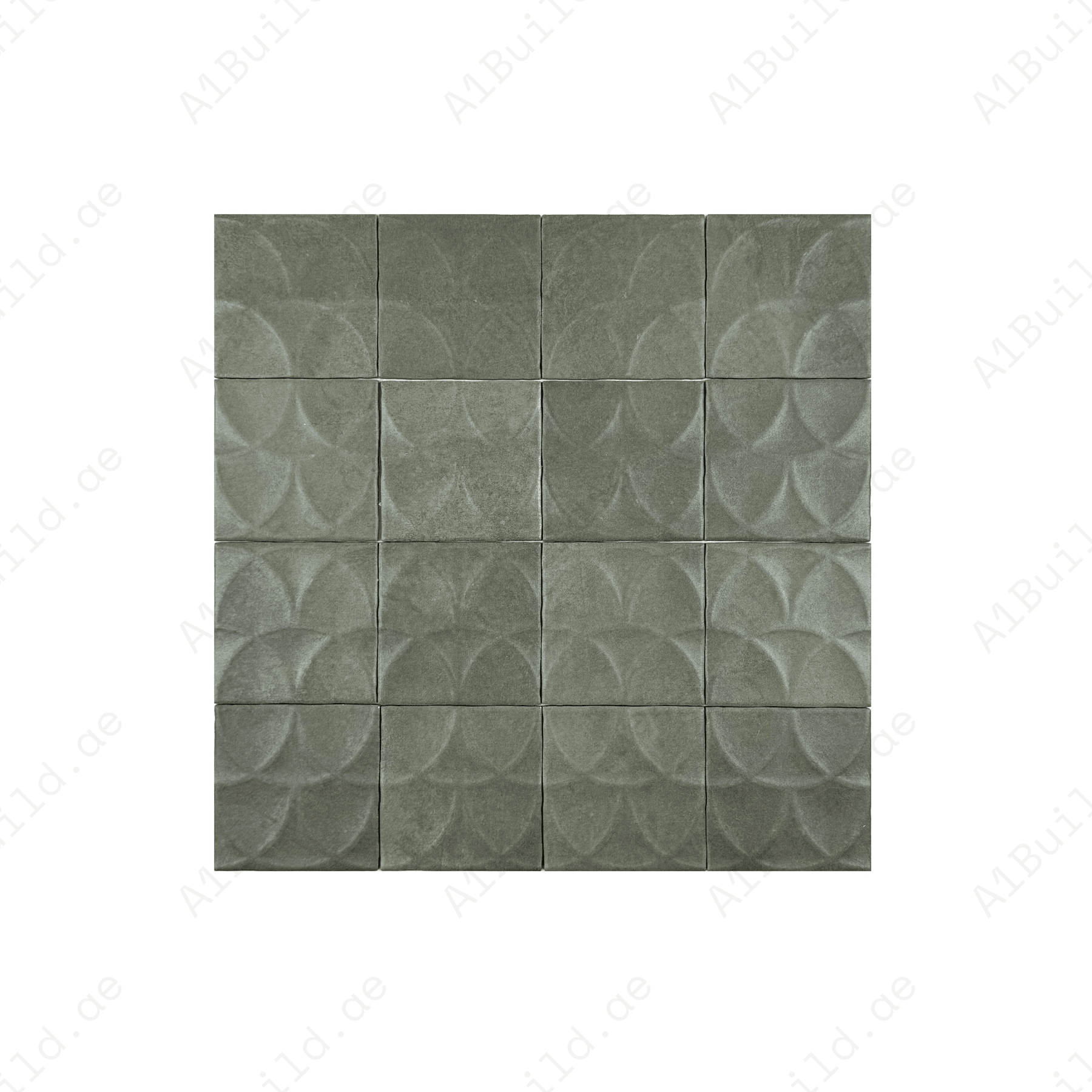 Artisan Essence Textured Green Matte Porcelain Artisanal Tile