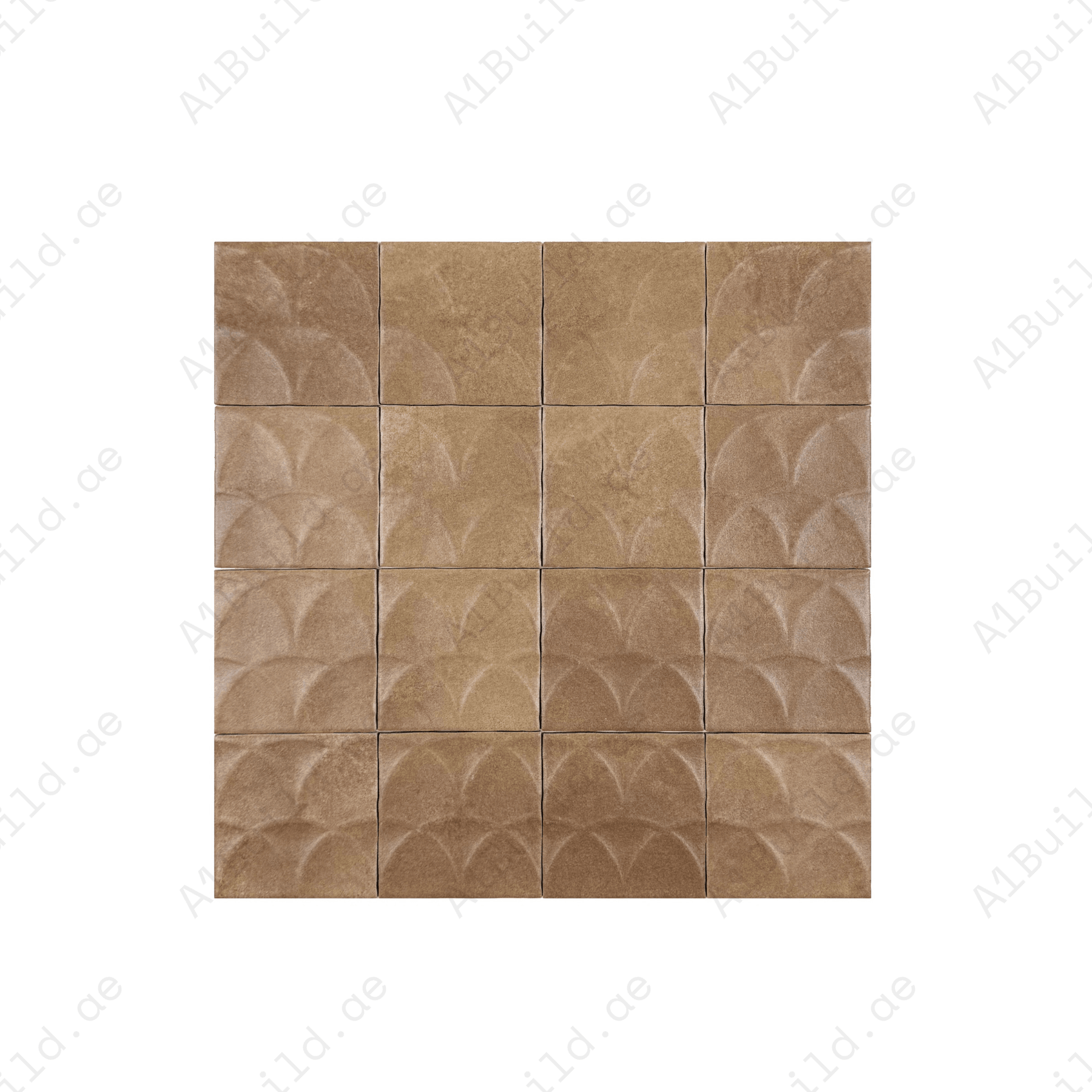 Artisan Essence Textured Orange Matte Porcelain Artisanal Tile