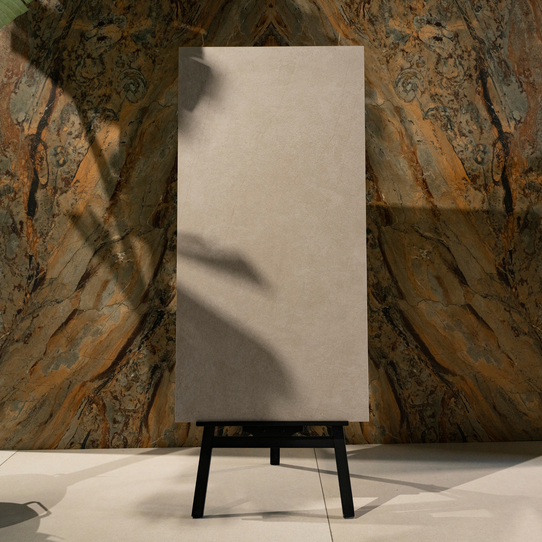 Aster Sand porcelain tile 60x60cm with 9mm thickness, stone-inspired design, durable porcelain, ideal for floors and walls.