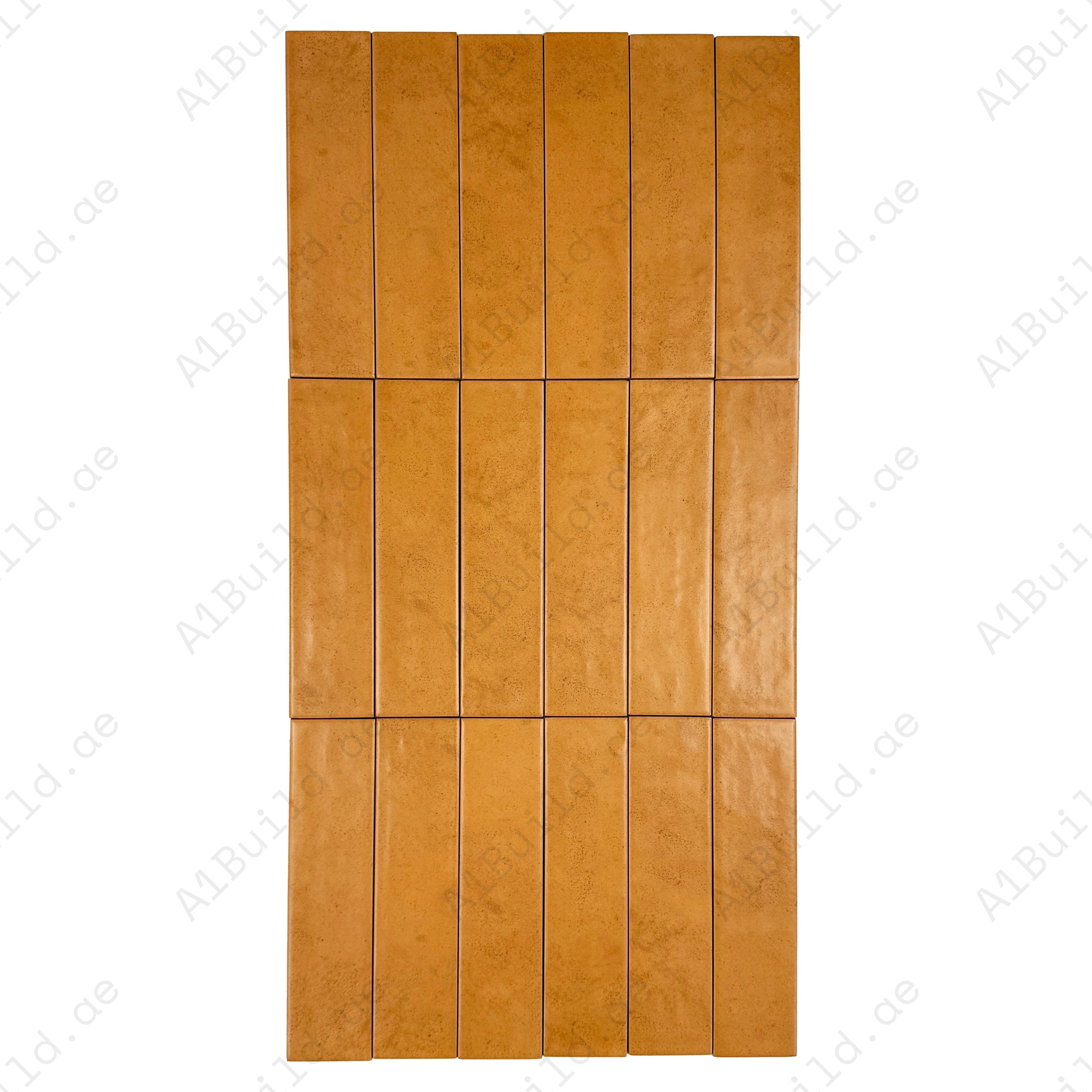 Aurora Vibes Dark Orange Semimatte Porcelain Tiles—durable, waterproof, and stylish. Ideal for kitchens, bathrooms, walls, floors, and outdoor spaces.