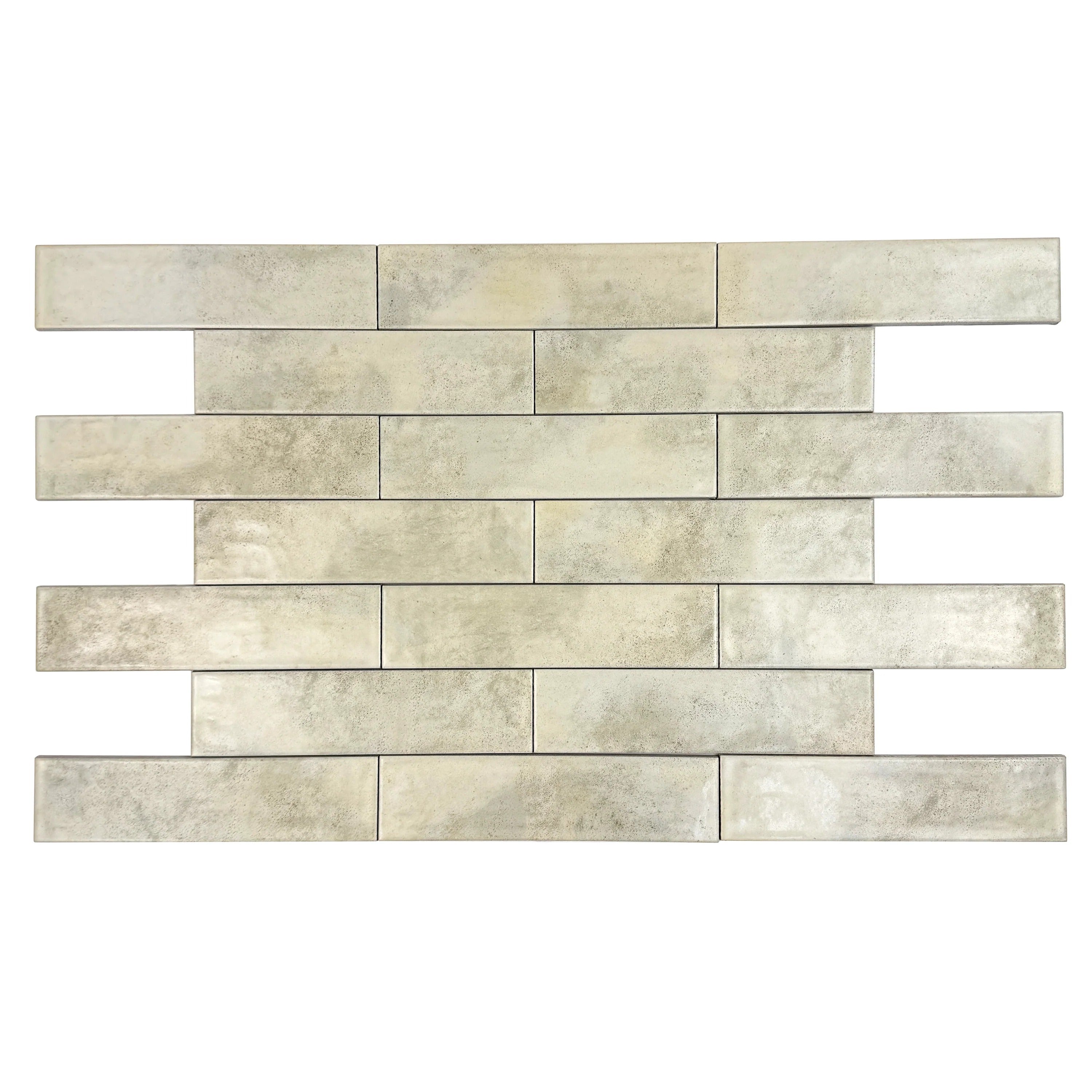 Aurora Vibes Off White & Light Grey Semimatte Porcelain Tiles. Durable, waterproof, and versatile for walls, floors, kitchen backsplashes, and high-traffic areas.