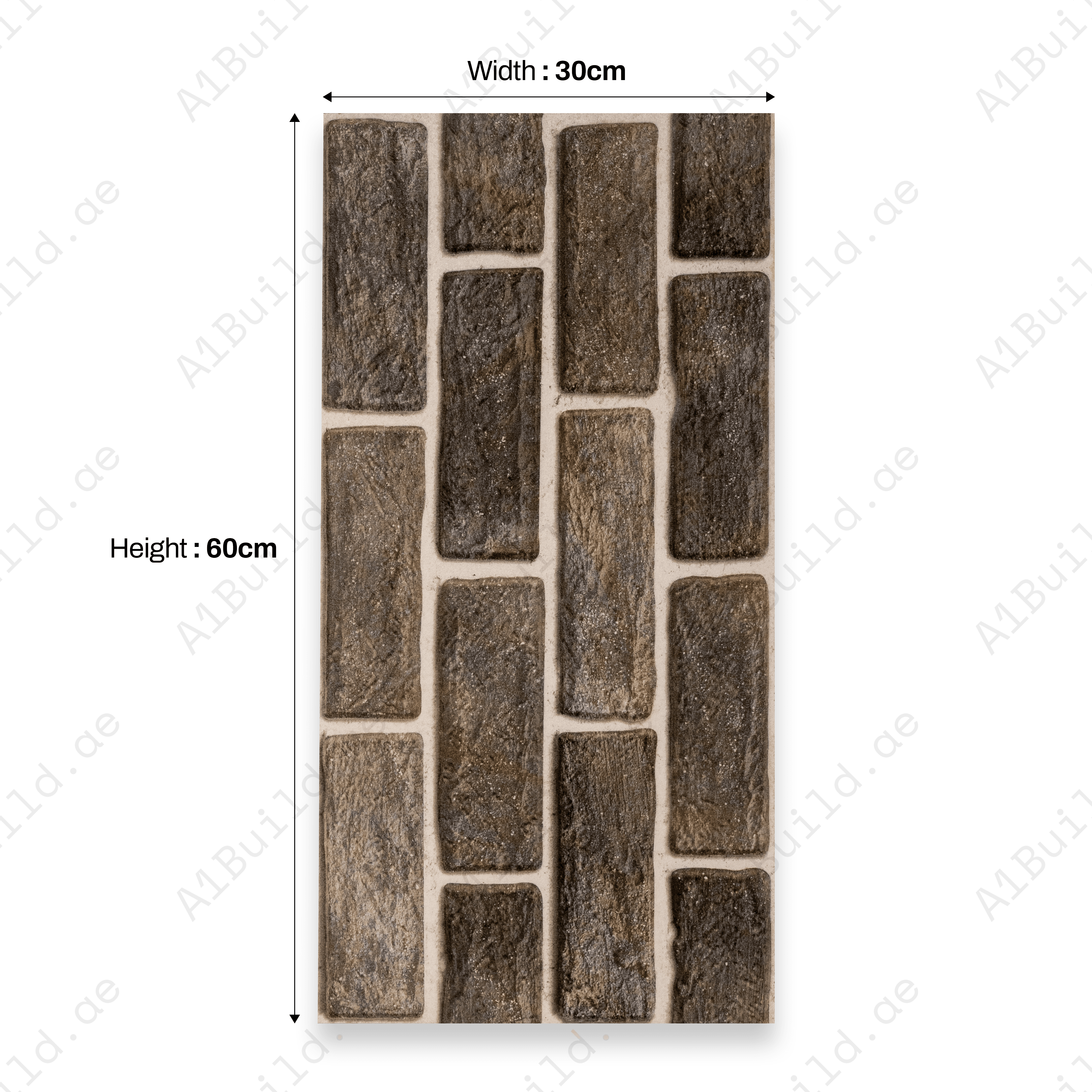 Austria 04 30x60cm porcelain tile with 09mm thickness. Stone-effect design, durable and stylish for modern walls and floors.