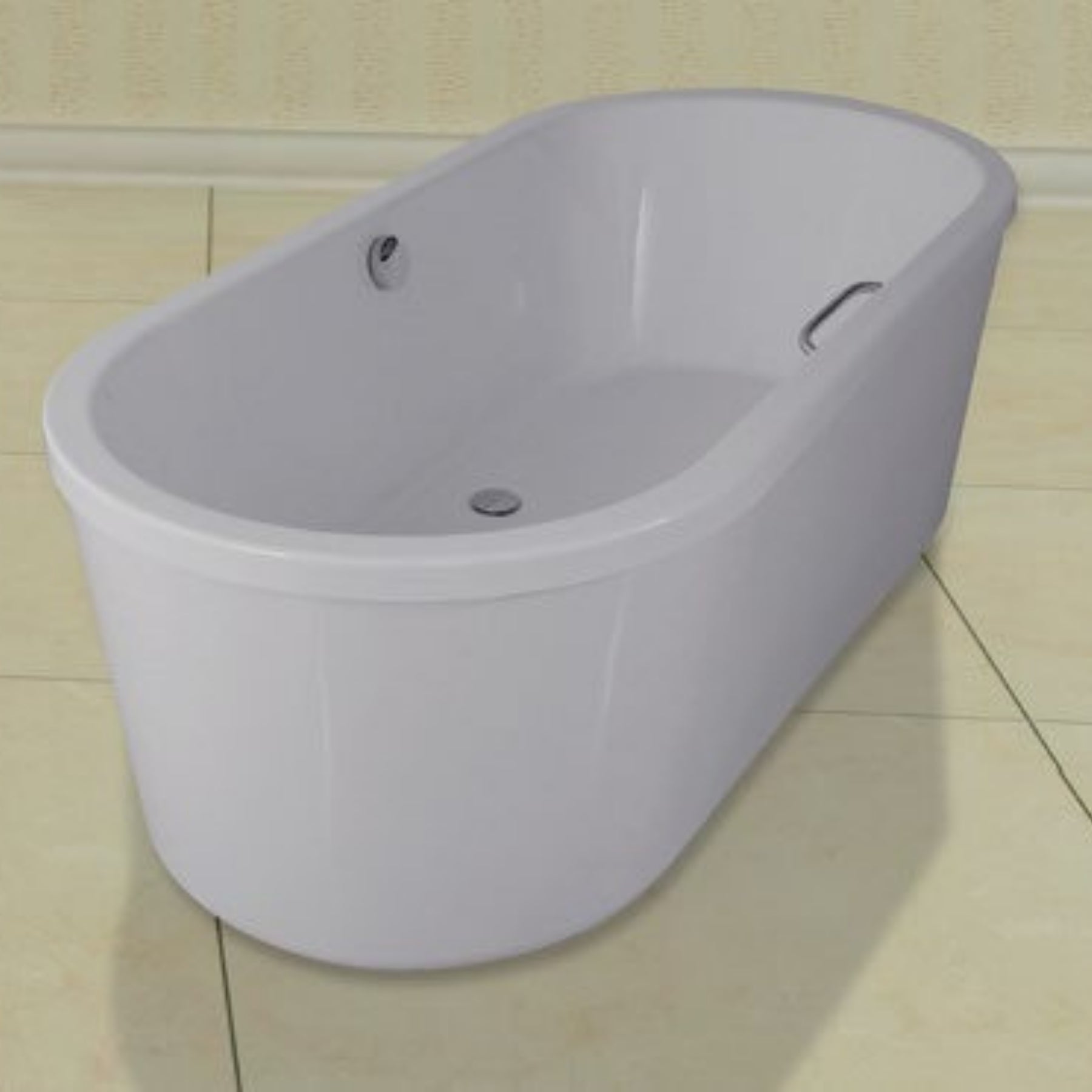 Aveo Acrylic Bathtub | Sanitech 190x90cm Spacious Luxury Bath Tubs