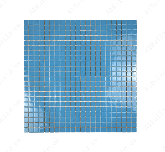 Azure Harmony Light Blue Ordinary Glazed Porcelain Mosaic