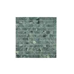 Bali green porcelain mosaic tiles with flat surface for pools, spas & water walls. UV-resistant, slip-proof, eco-friendly, and crafted for lasting elegance.