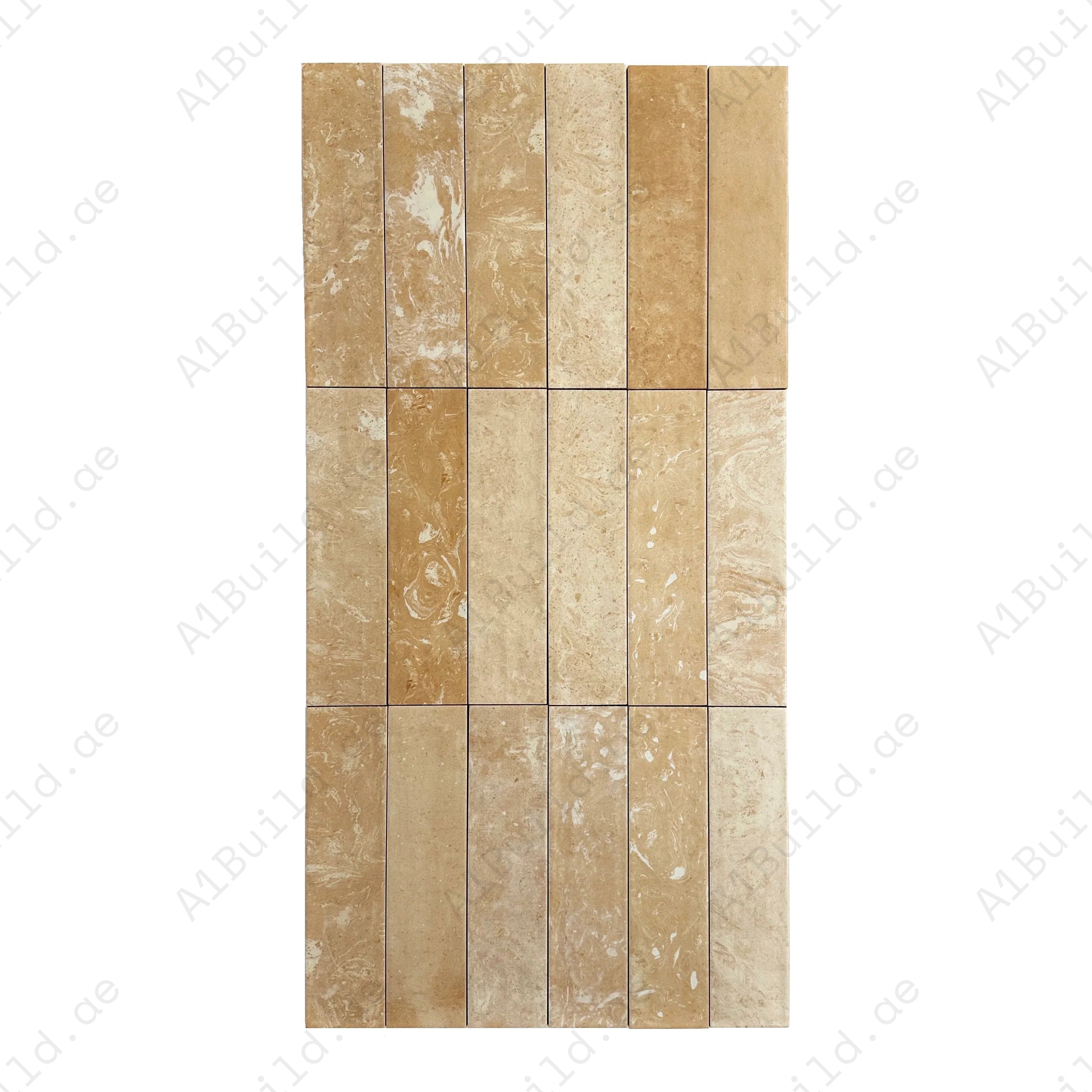 Beige Mixed Matte Porcelain Artisanal Tile offers timeless elegance, durability, and style. Perfect for walls and floors in residential and commercial spaces.