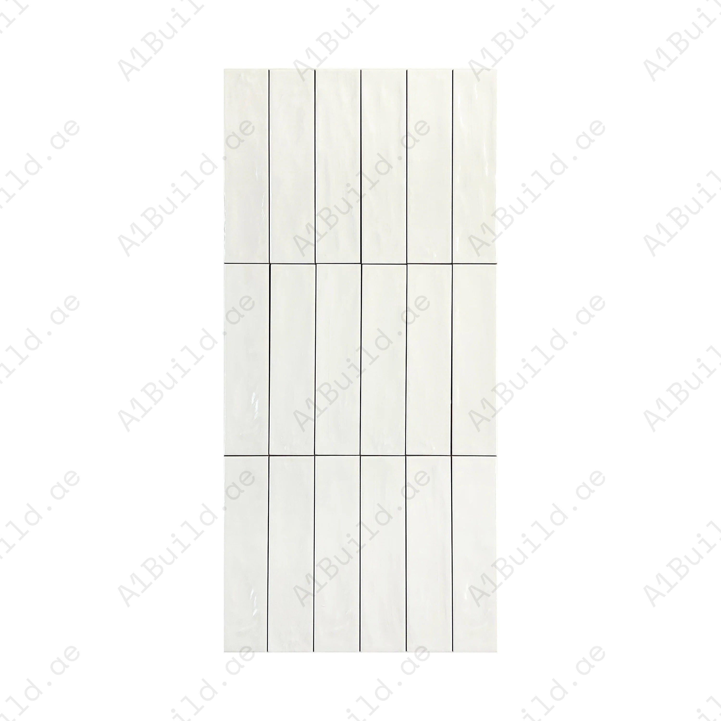 Beige Semimatte Pearlescent Ceramic Artisanal Tile combines style, durability, and versatility, perfect for walls, floors, and backsplashes in modern interiors.