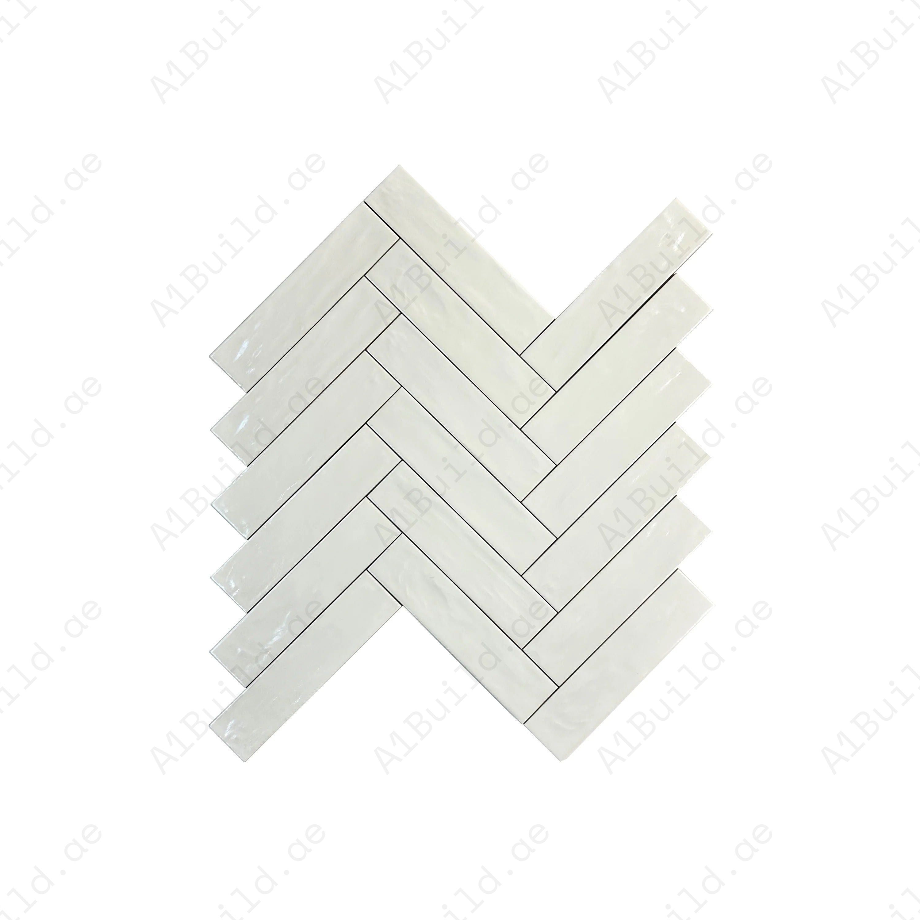 Beige Semimatte Pearlescent Ceramic Artisanal Tile combines style, durability, and versatility, perfect for walls, floors, and backsplashes in modern interiors.