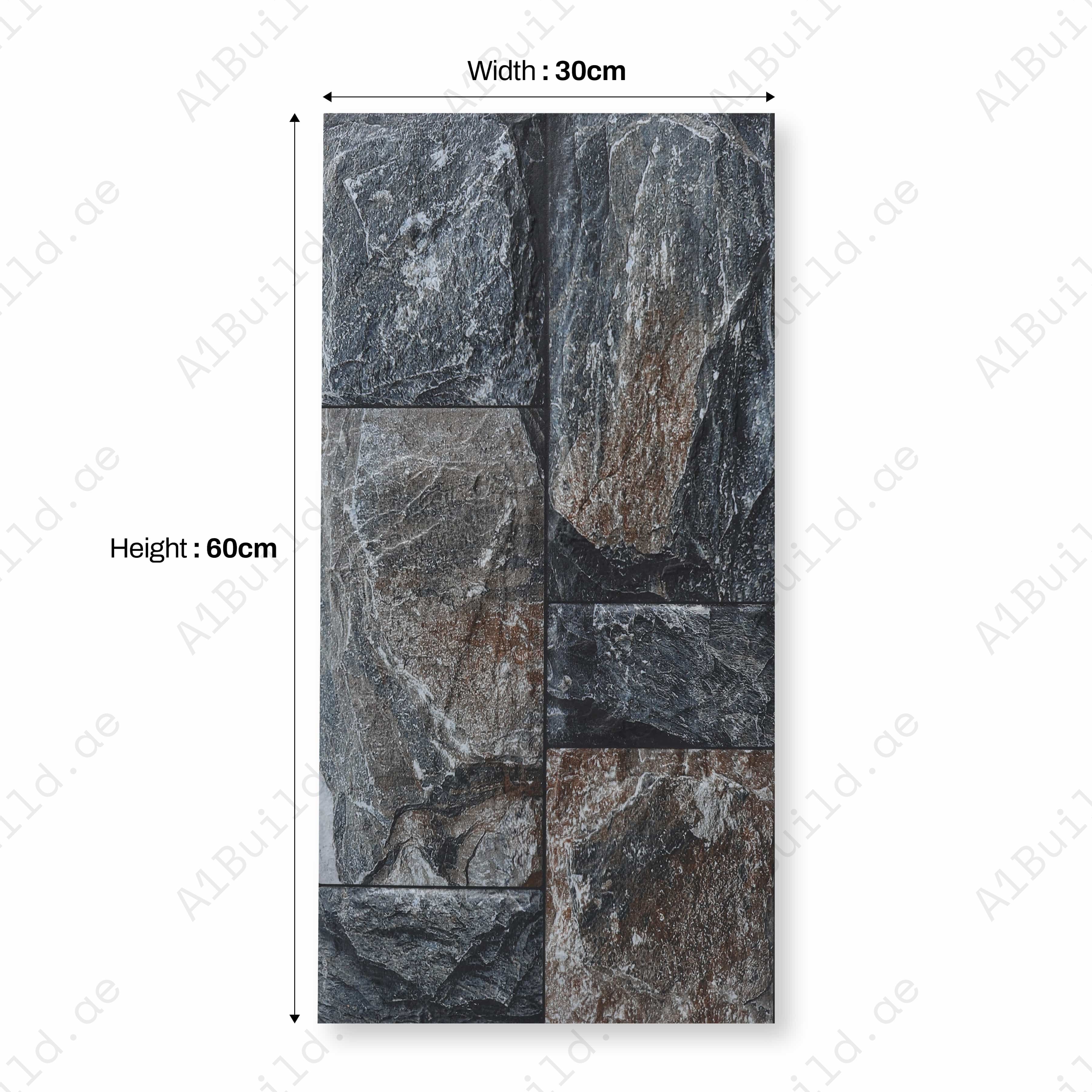 Bigestone Charcoal | Indoor Wall Tile for Kitchen & Bathroom