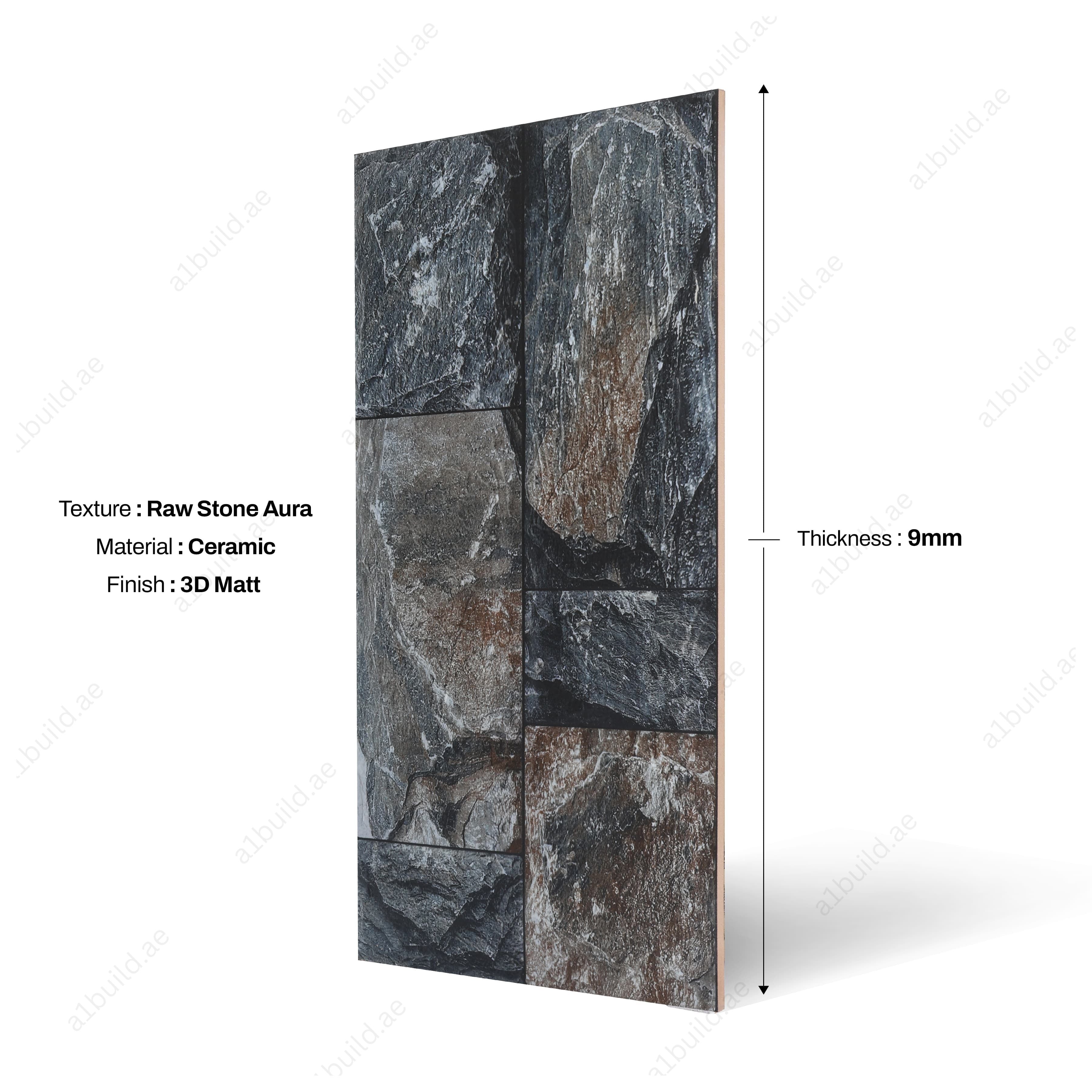 Bigestone Charcoal | Indoor Wall Tile for Kitchen & Bathroom