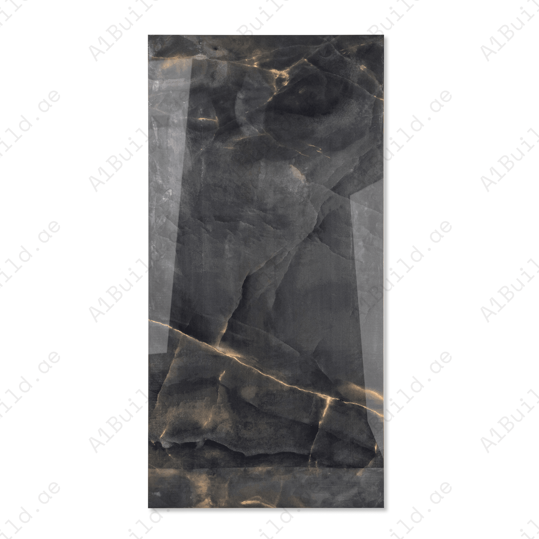 Black Panther Onyx porcelain tile 60x120cm 9mm thickness, bold marble look design, durable porcelain, ideal for luxury floors and walls.