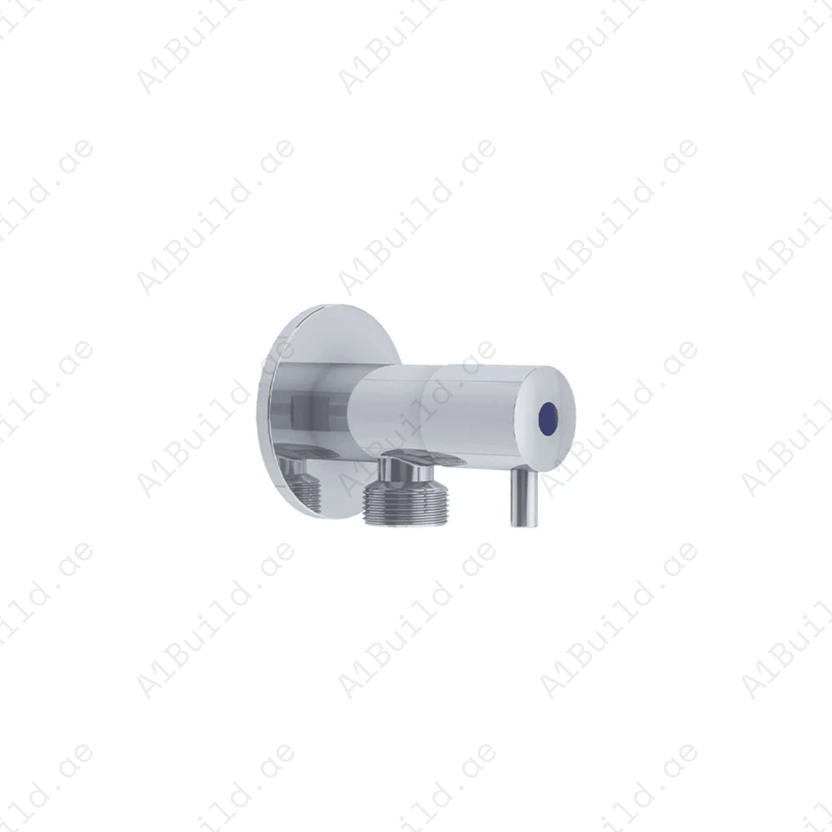 Brass Angle Valve – Hot and Cold Button,Stainless Steel Rosette