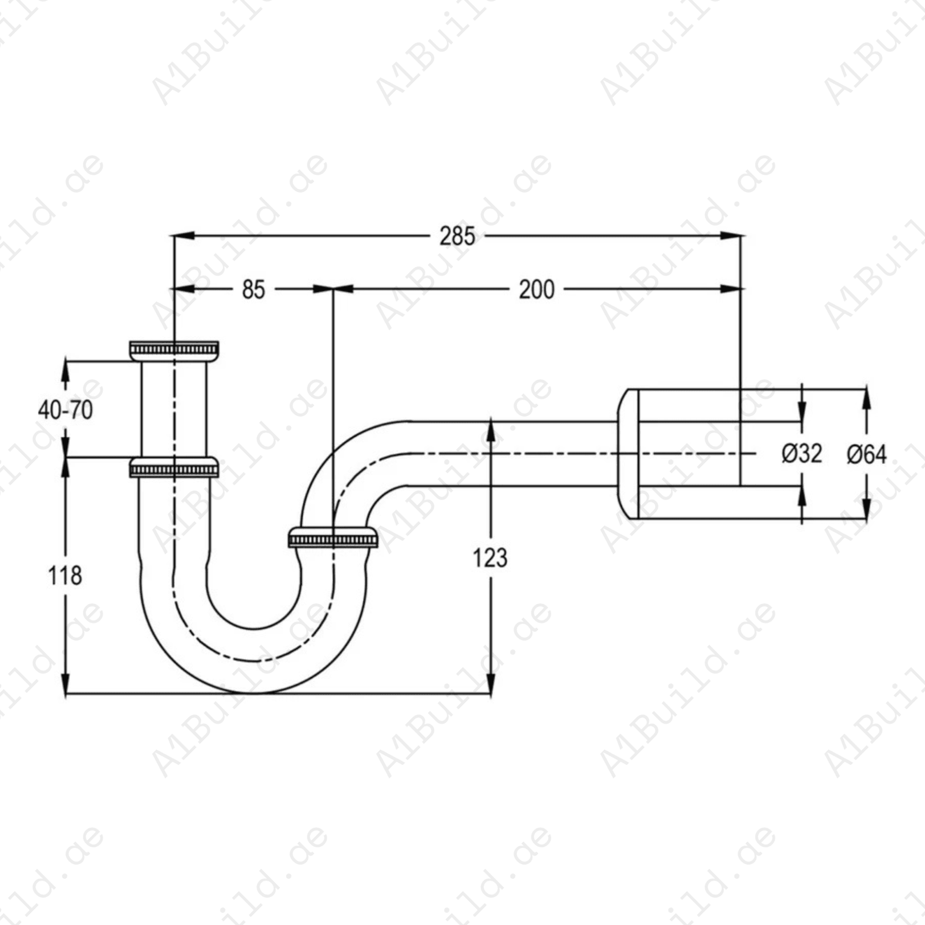 BrassP-TrapG11_4Inchx32mmforBasinwithAdjustableDrain_3