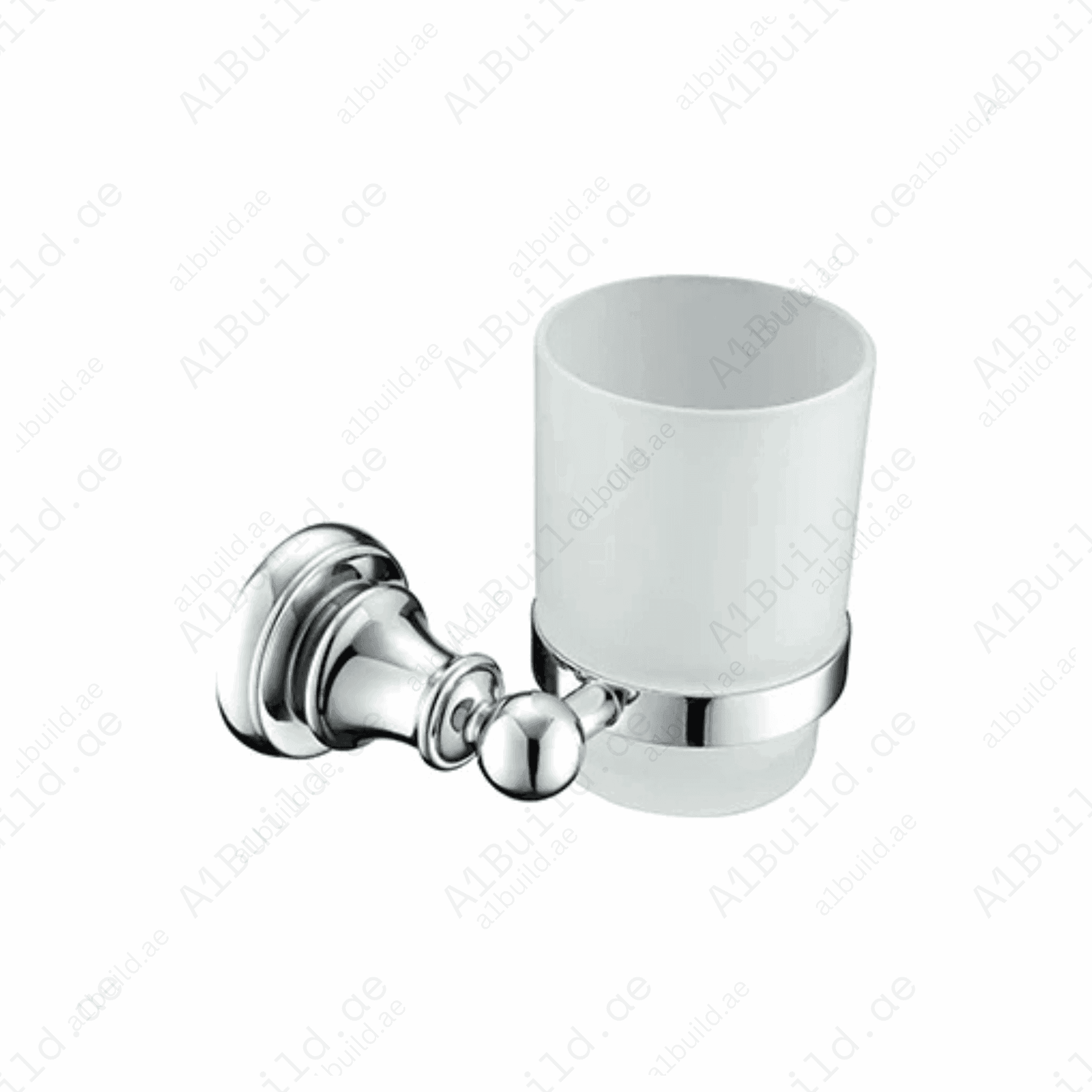 BrassTumblerHolderwithGlass-ChromeFinish_WallFasteningDesign