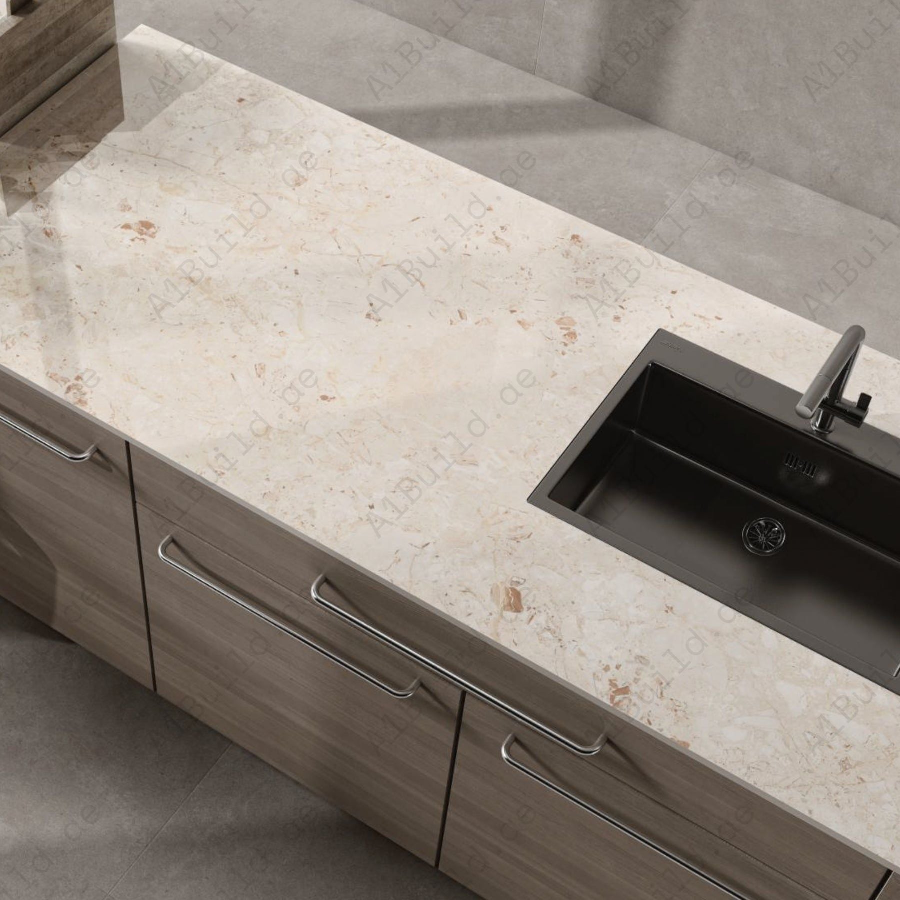 Brecia Aurora (80x240cm 15mm Random Polished Finished Indoor Floor, Wall & Counter Slabs)