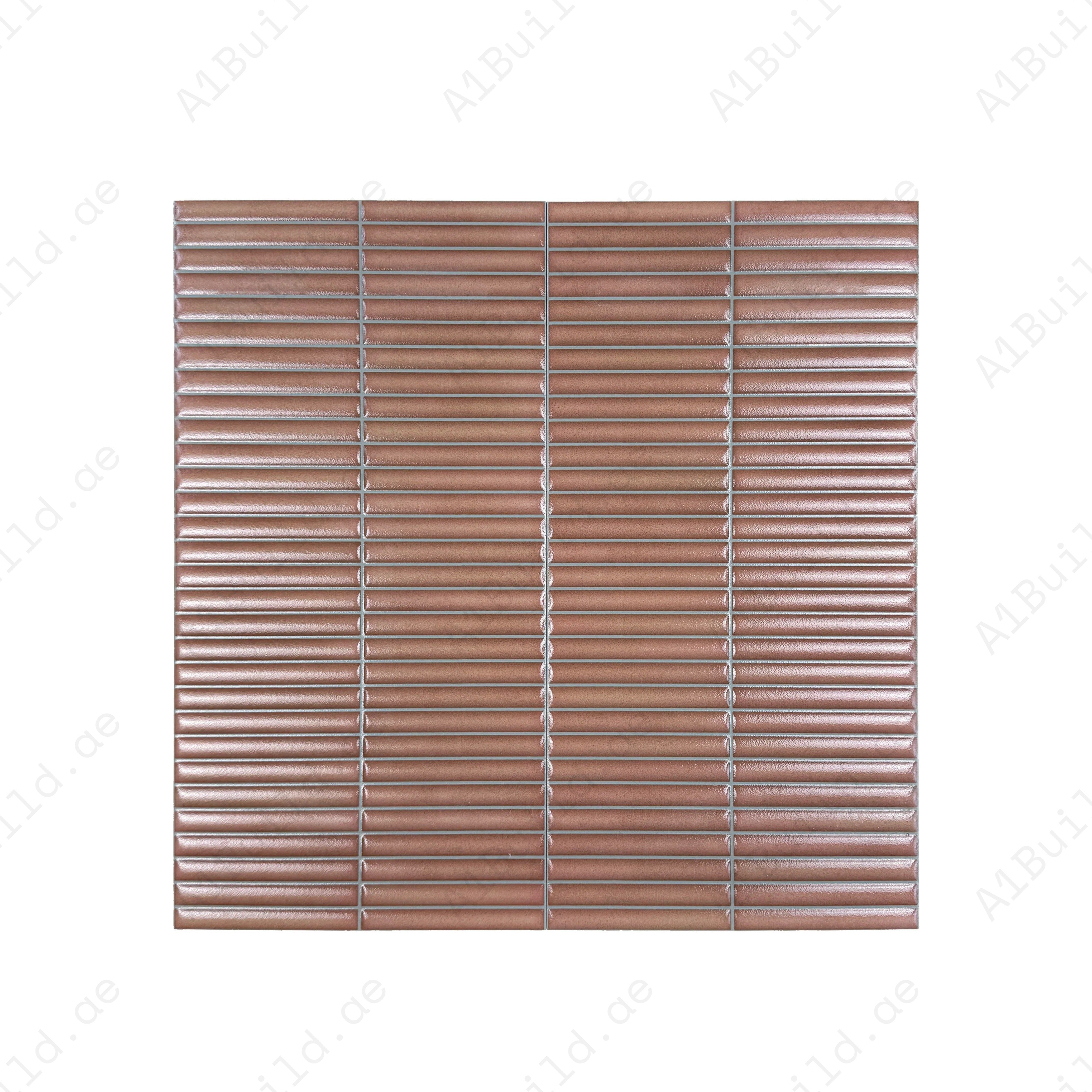 Bright Coral Semimatte Porcelain Tile combines elegance, durability, and versatility, perfect for walls, floors, backsplashes, pools, and easy maintenance.