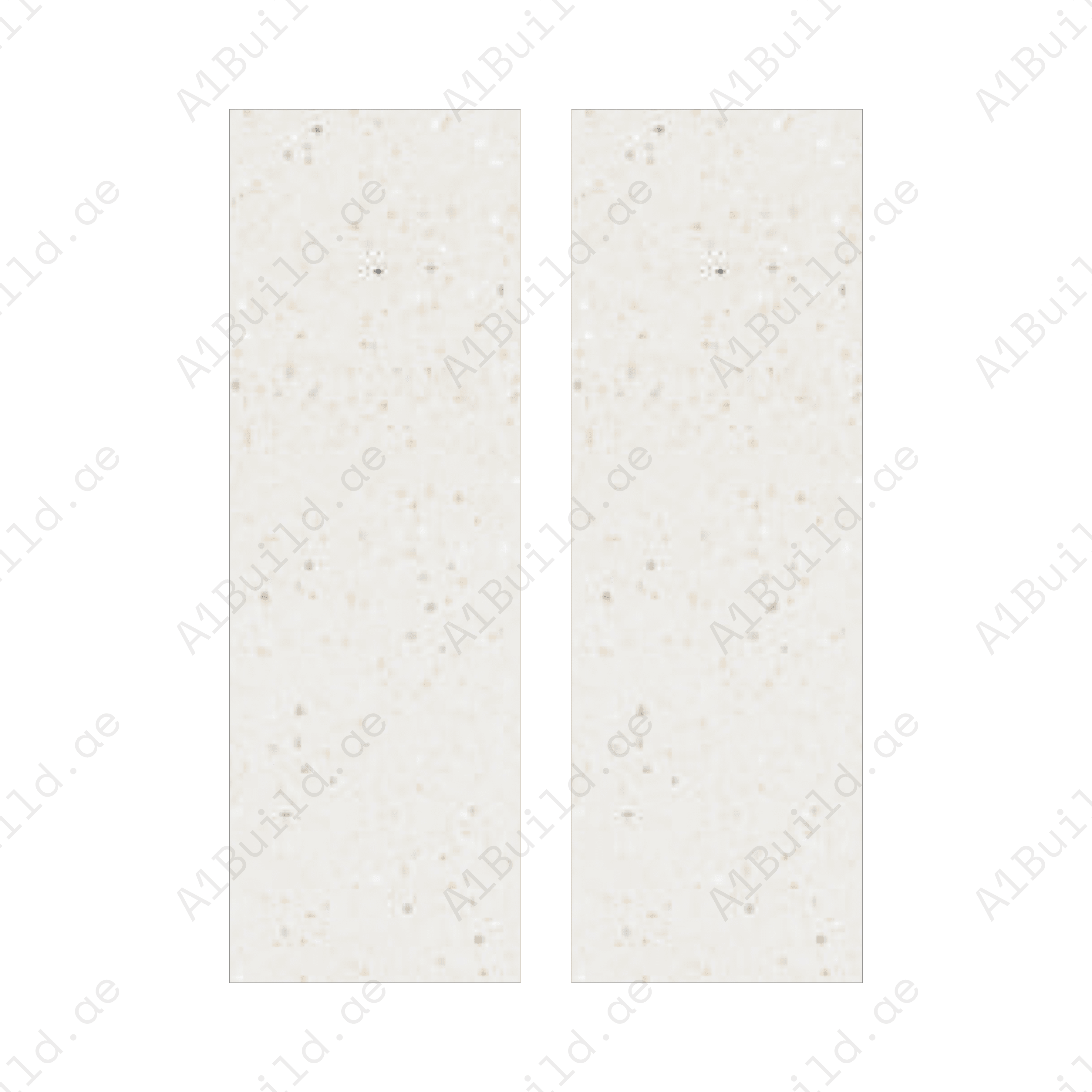 Atom White 80x240cm 15mm – matt