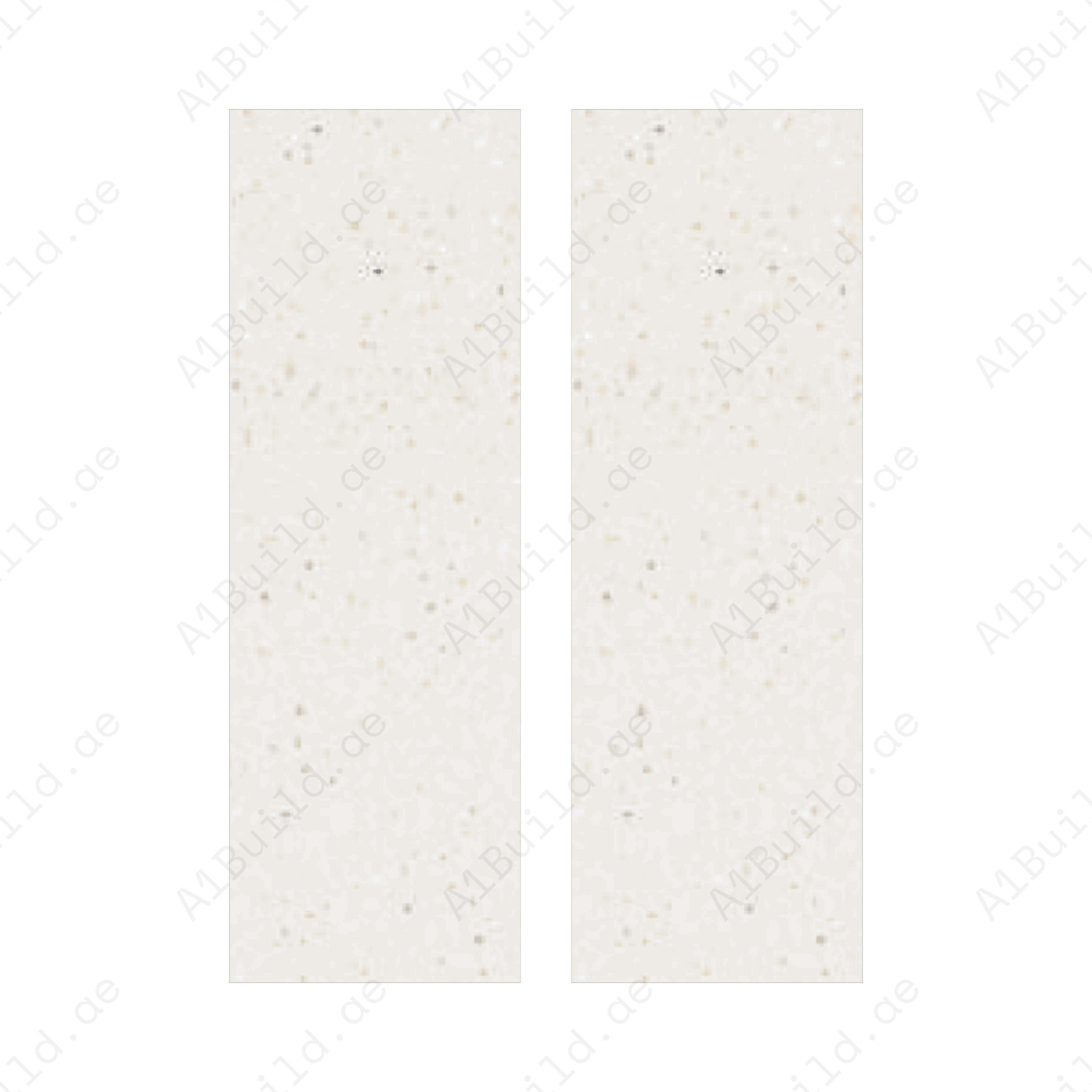 Atom White 80x240cm 15mm – matt