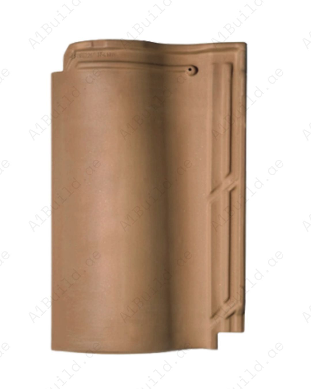 Brown matte ceramic roof tile 45.4×28.8cm — sleek design, strong protection, CE-certified, 50-year guarantee for modern architecture.