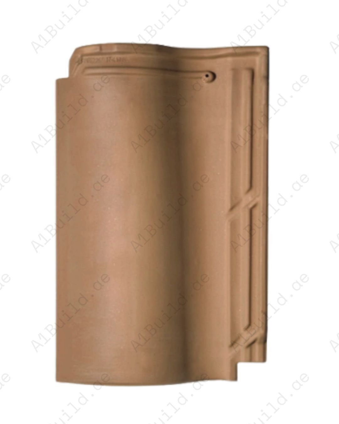 Brown matte ceramic roof tile 45.4×28.8cm — sleek design, strong protection, CE-certified, 50-year guarantee for modern architecture.