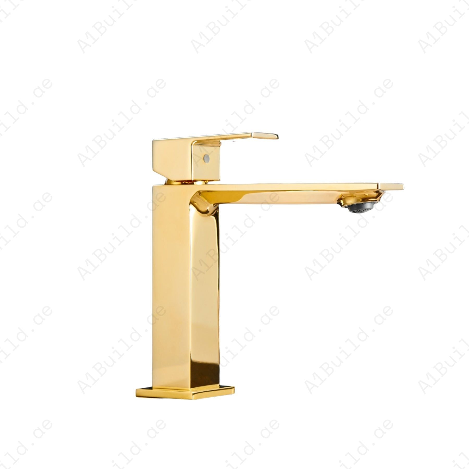 Brushed Gold Single Lever Basin Mixer W/O PUW