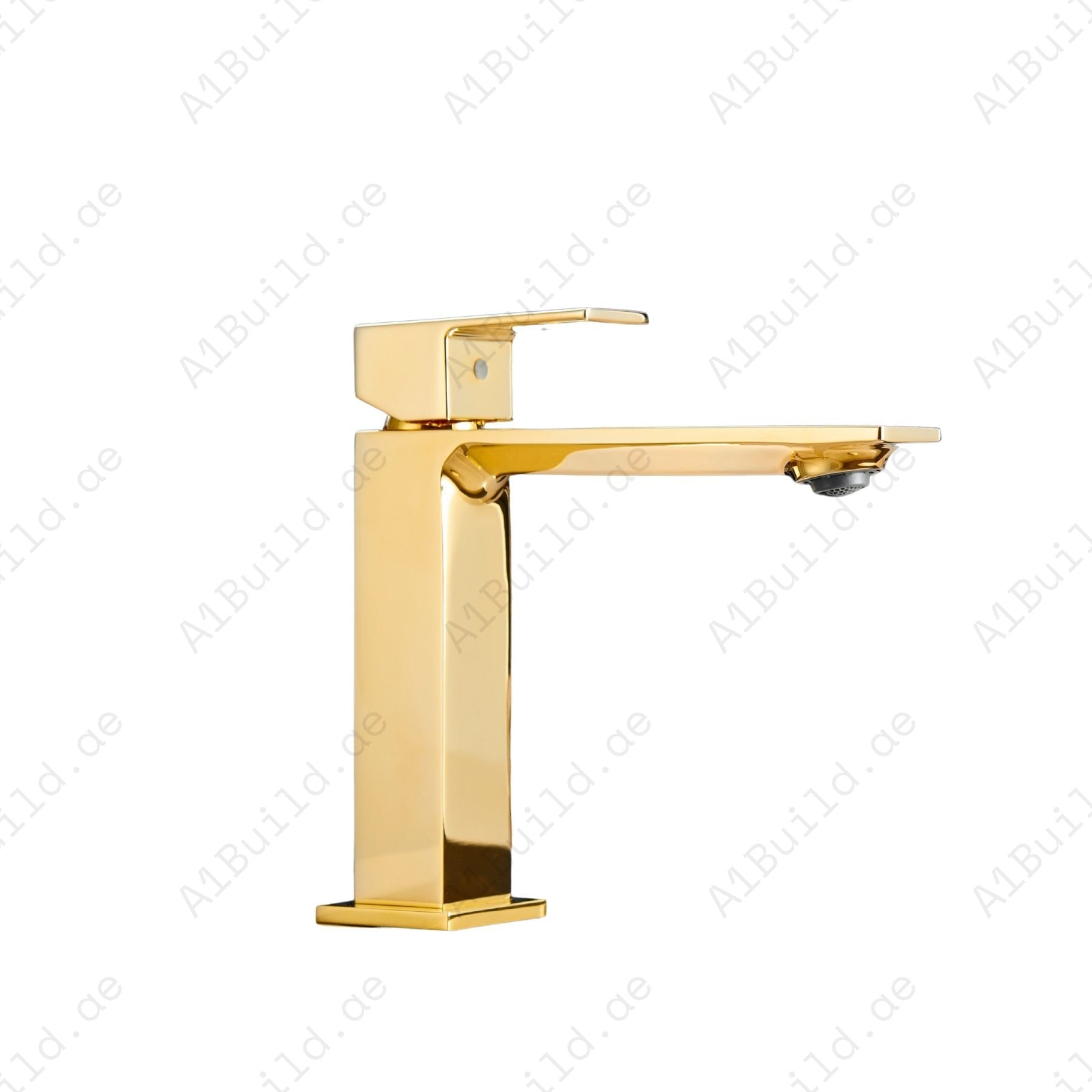 Brushed Gold Single Lever Basin Mixer W/O PUW