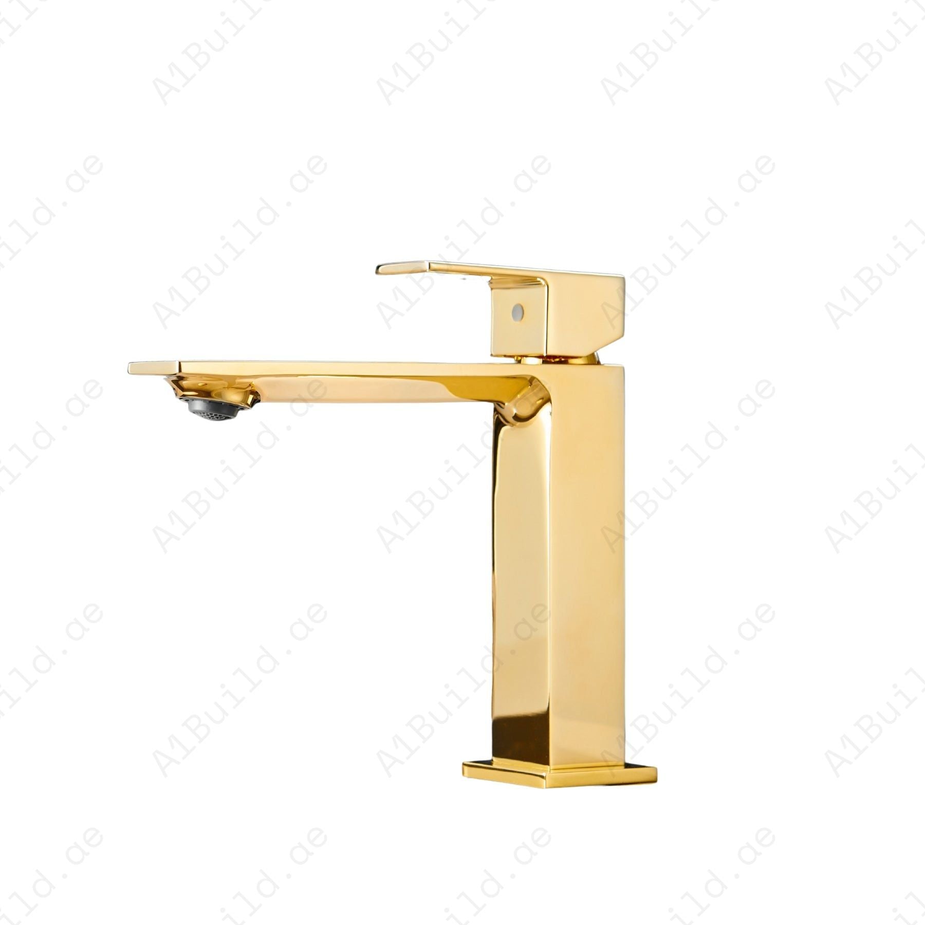 Brushed Gold Single Lever Basin Mixer W/O PUW