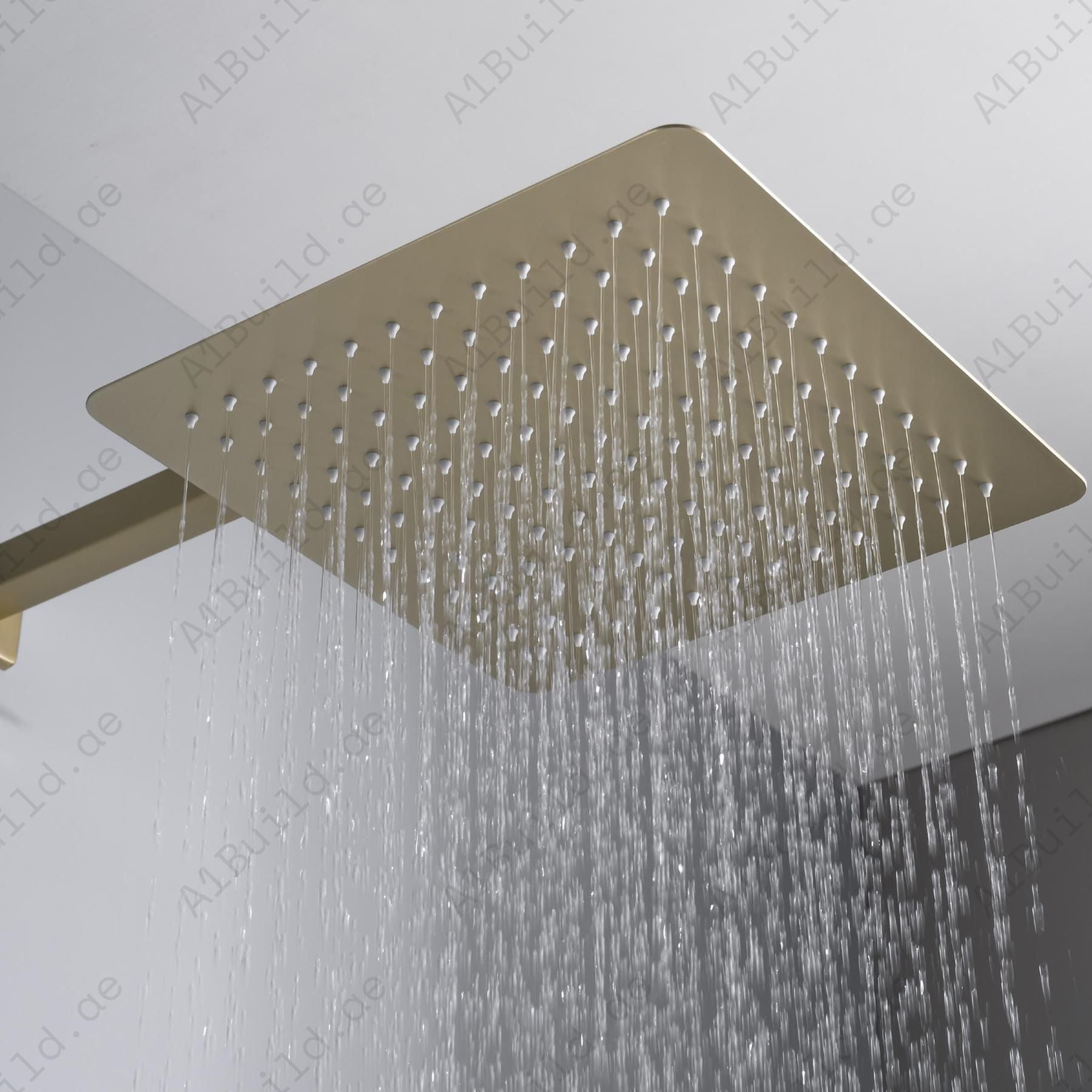 Brushed Gold Concealed Shower Mixer
