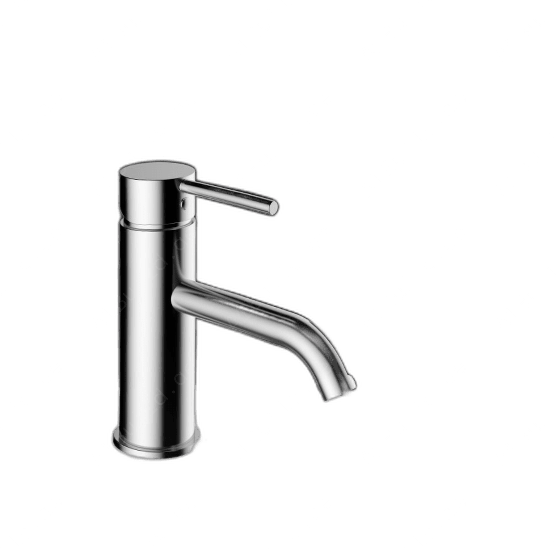 Brushed Nickel Basin Mixer Without PUW