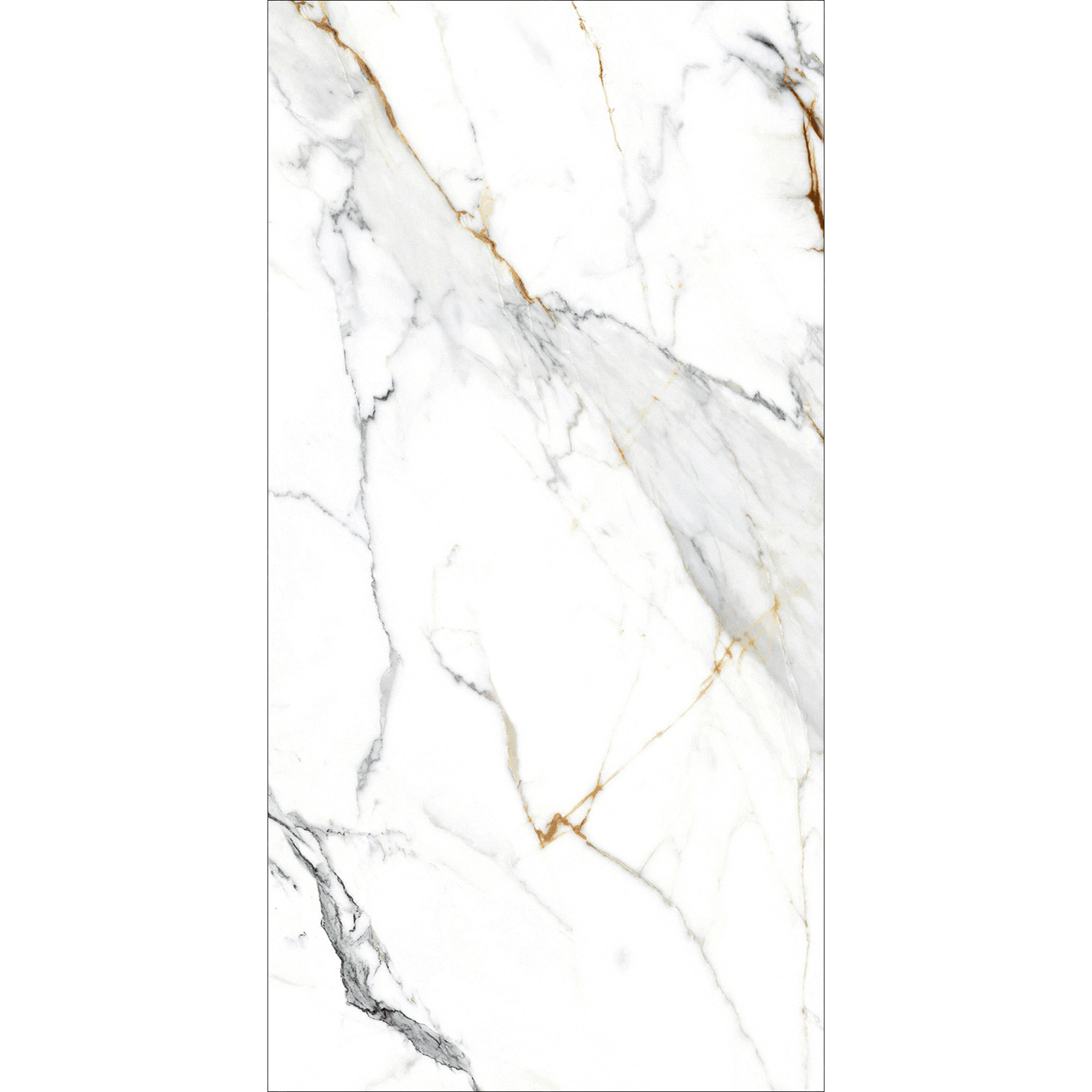 Calacatta Bronzo (120X278cm High Gloss End Match Porcelain Slabs)