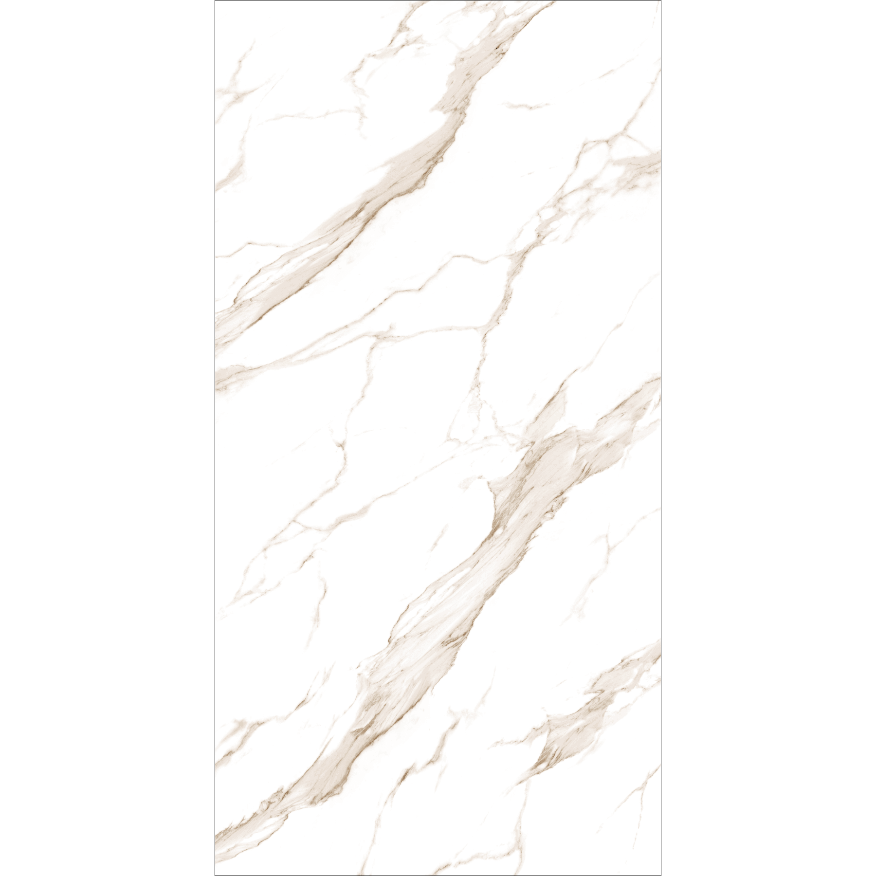Calacatta Gold High Gloss Porcelain Slabs | 120x240cm White & Gold Tiles for Elegant Interiors
