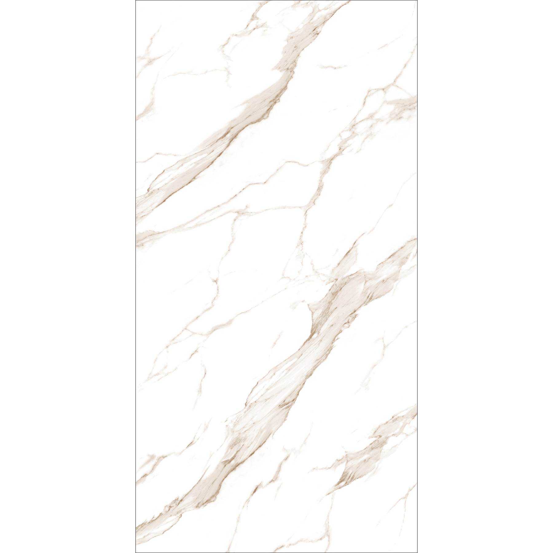 Calacatta Gold High Gloss Porcelain Slabs | 120x240cm White & Gold Tiles for Elegant Interiors