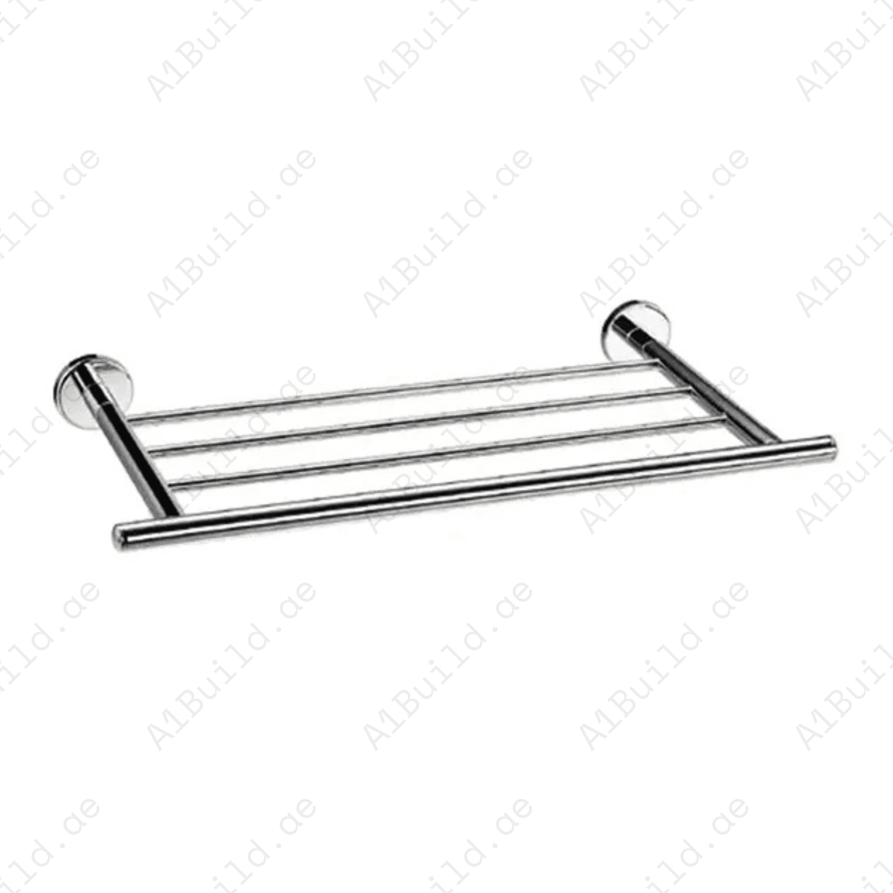 CALIBERTowelShelf-ChromeFinishwithWallFastening_DurableDesign
