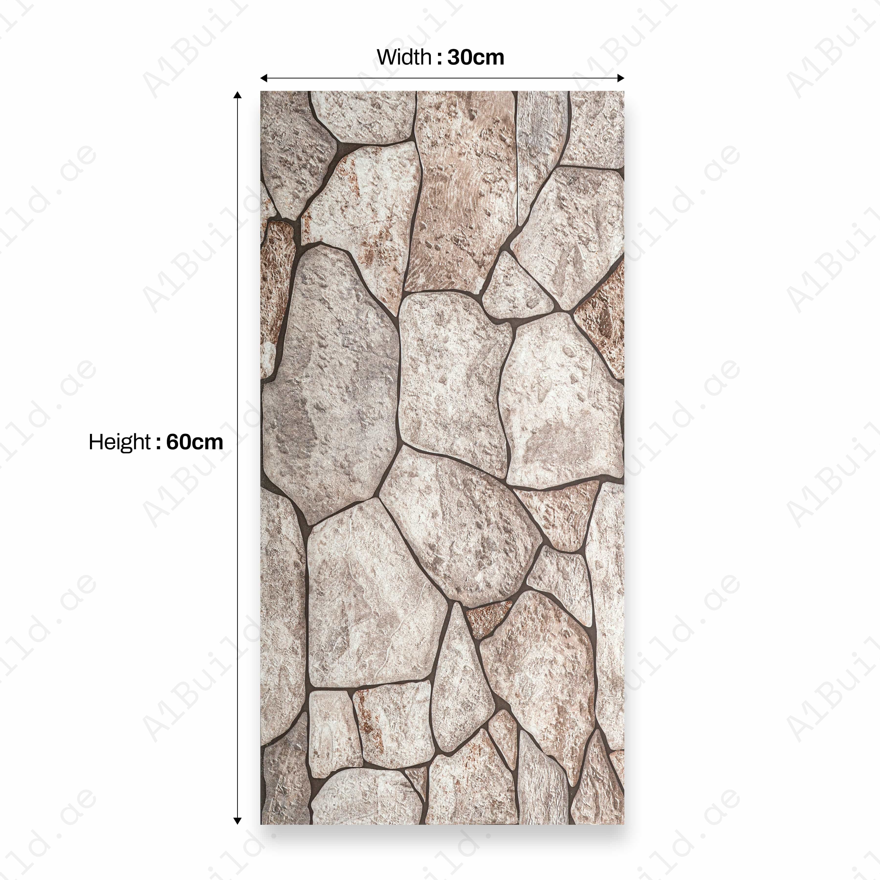 CANYON ROCK 30X60CM 09MM CERAMIC INDOOR OUTDOOR WALLS TILE